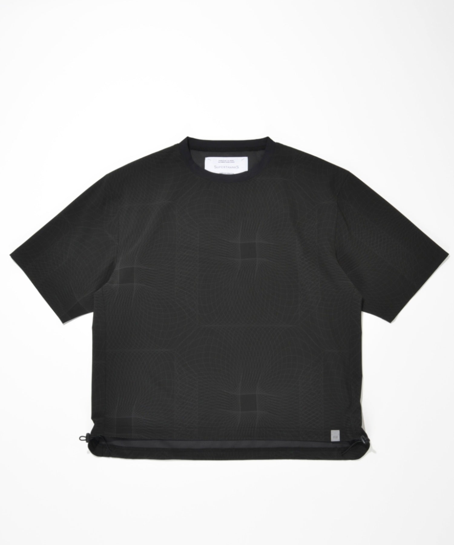 Technical S/S crew-neck - lineblack