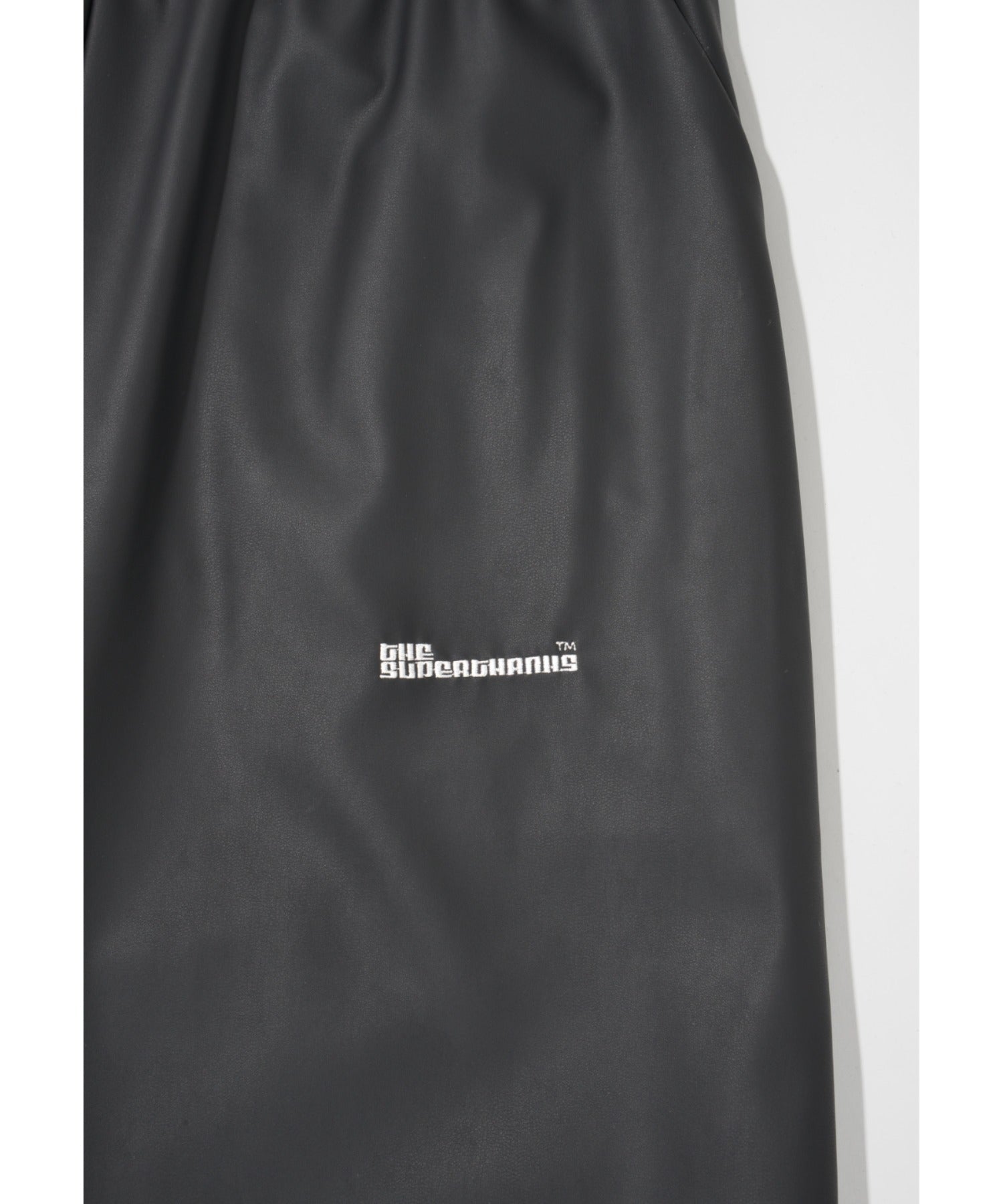 Side-tuck balloon pants - matte black