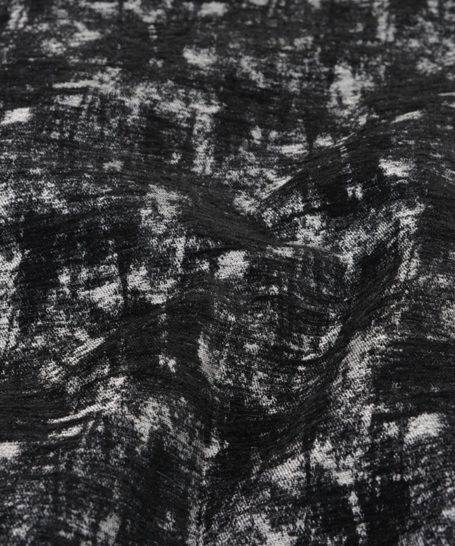 Mix jacquard Reversible Flight jacket - white-black