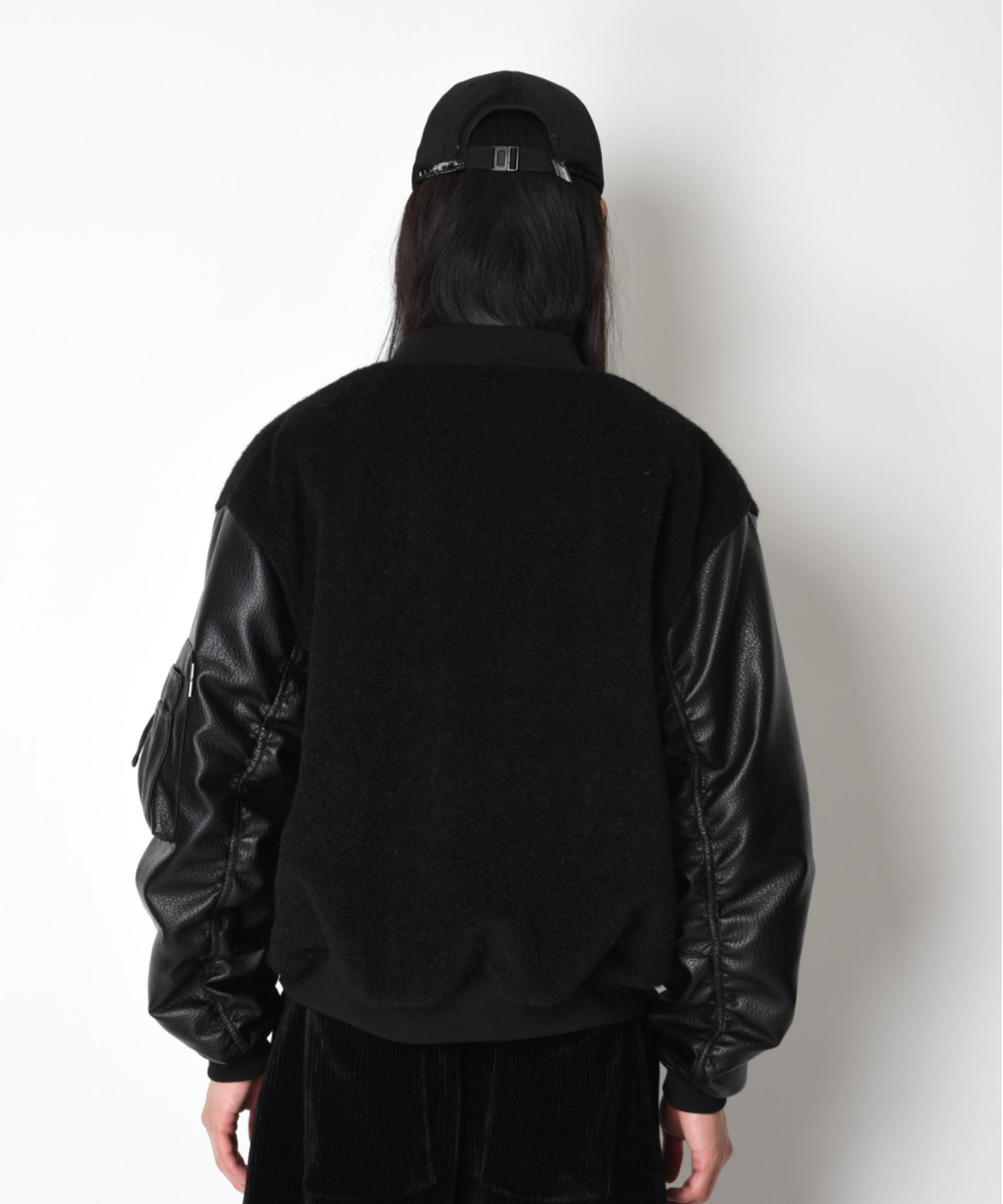 6 panel cap - glitter-black
