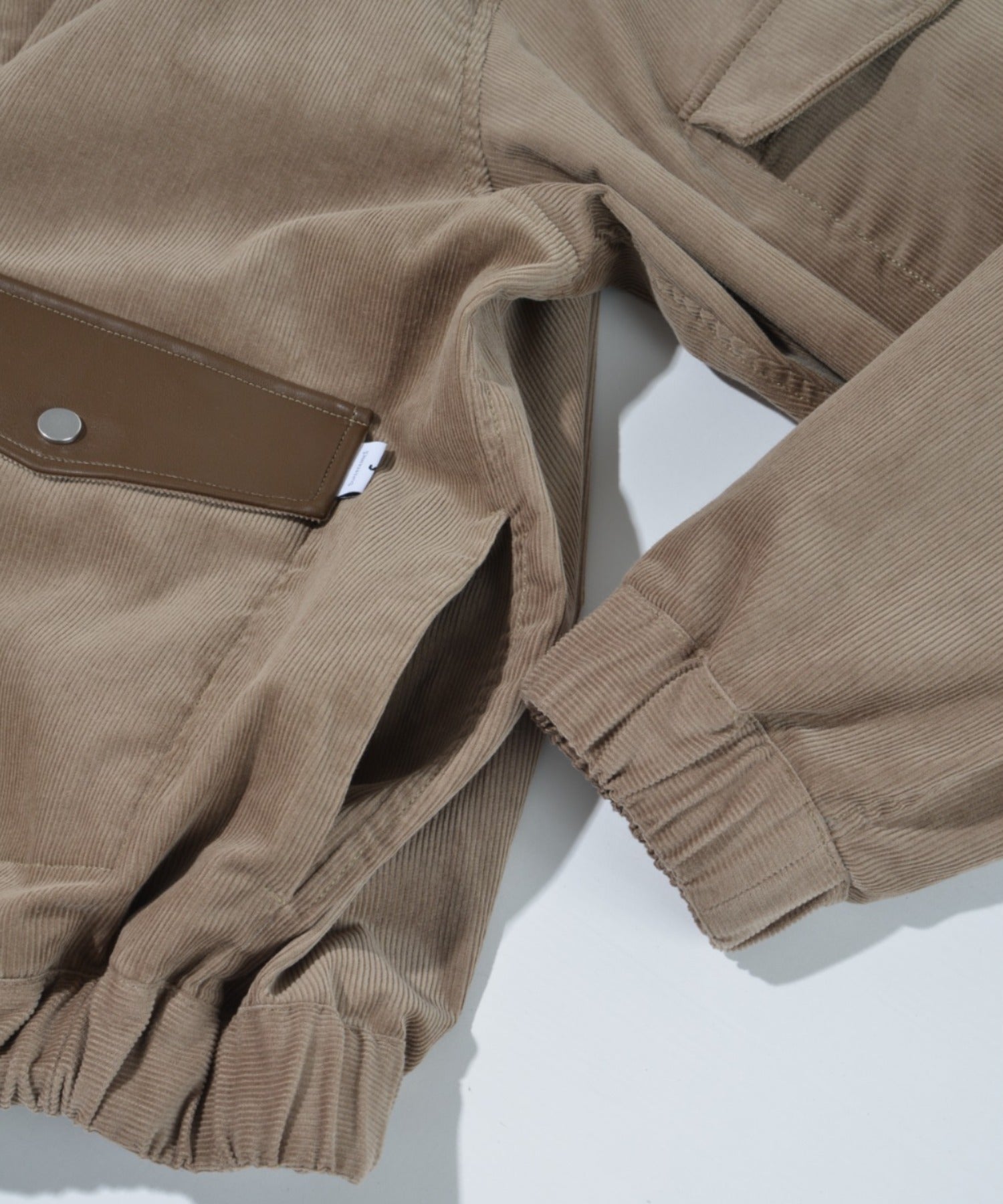 Corduroy Harrington Jacket- brown