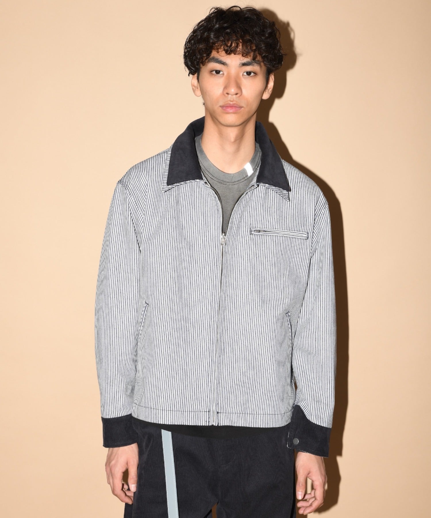 Double collar Detroit Jacket-Type - hickory