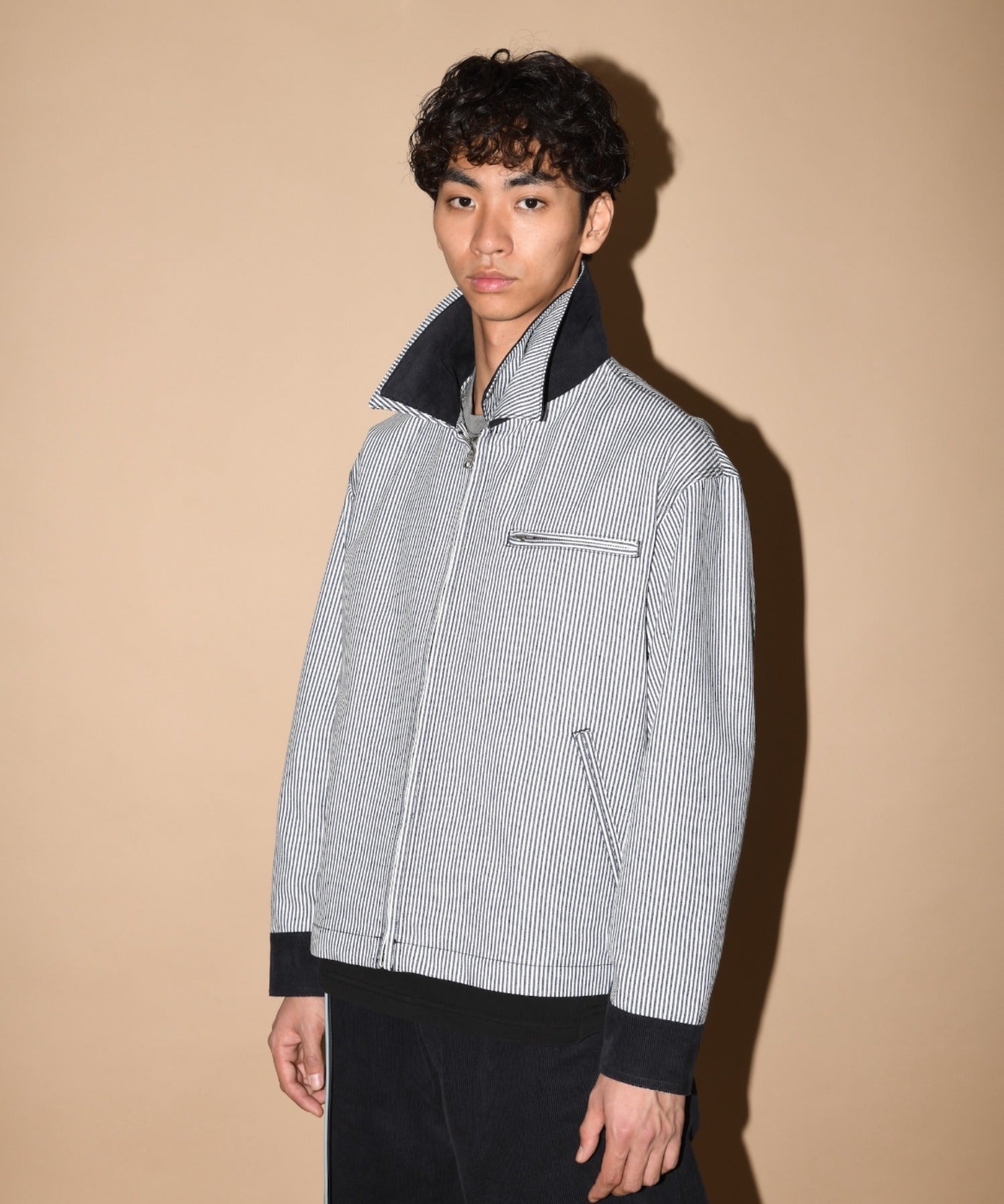 Double collar Detroit Jacket-Type - hickory