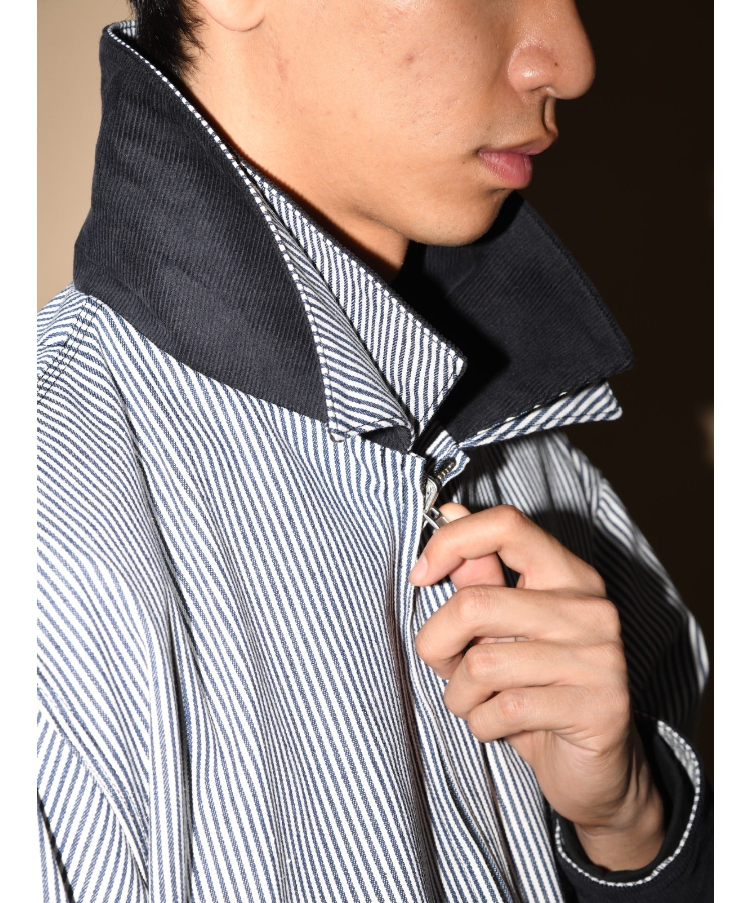 Double collar Detroit Jacket-Type - hickory
