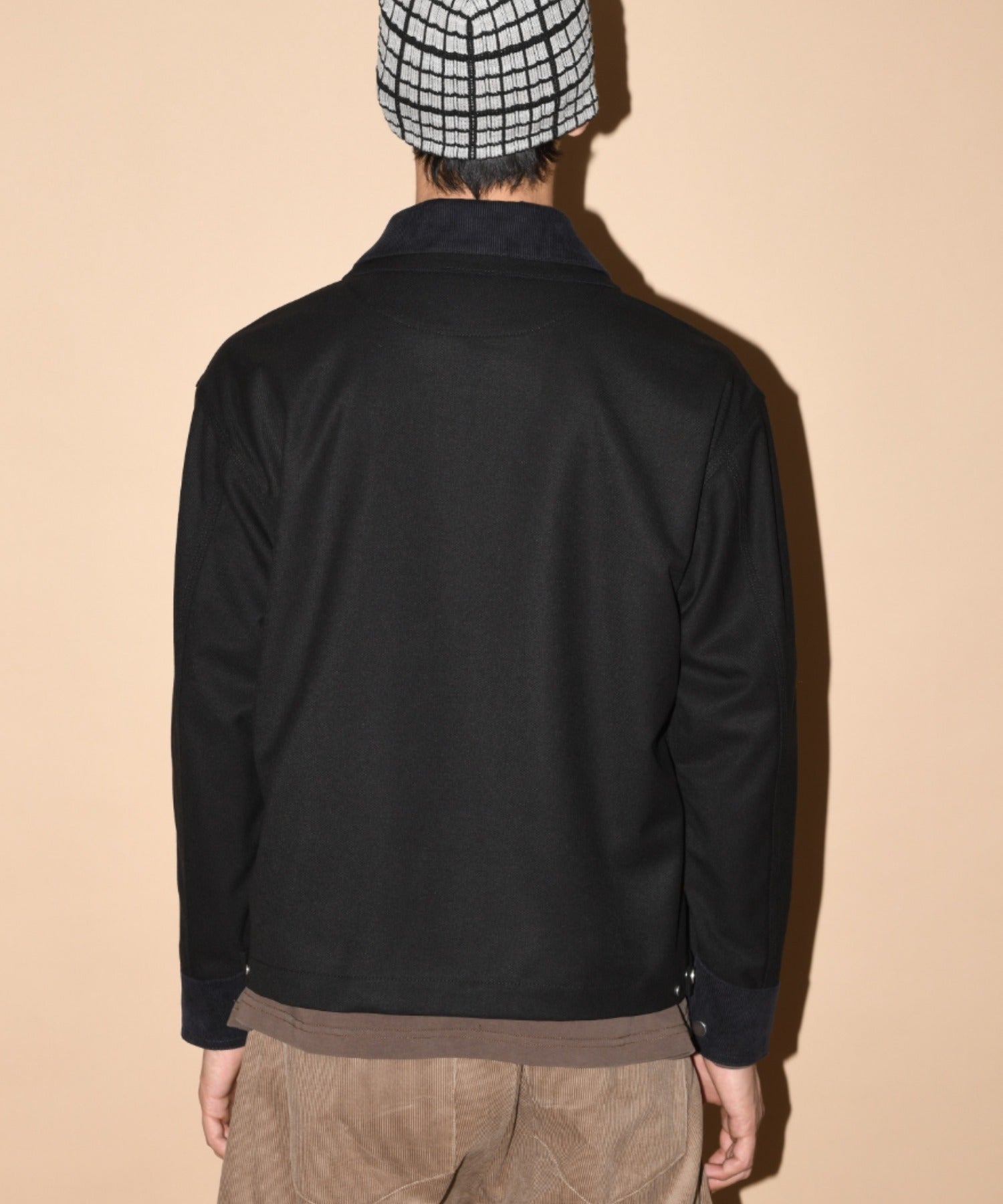Double collar Detroit Jacket-Type - black