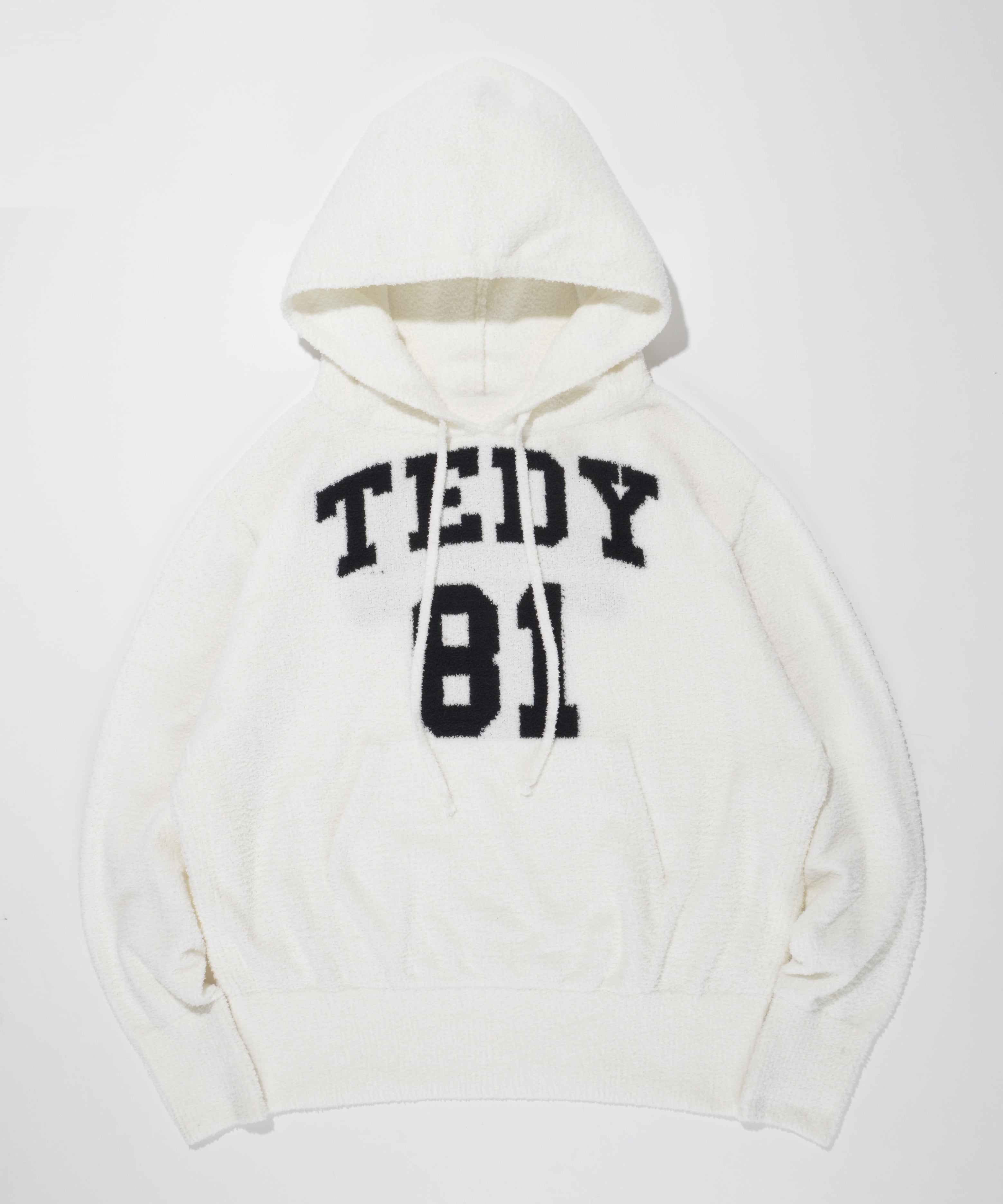 TEDY-81 LOGO hoodie -white