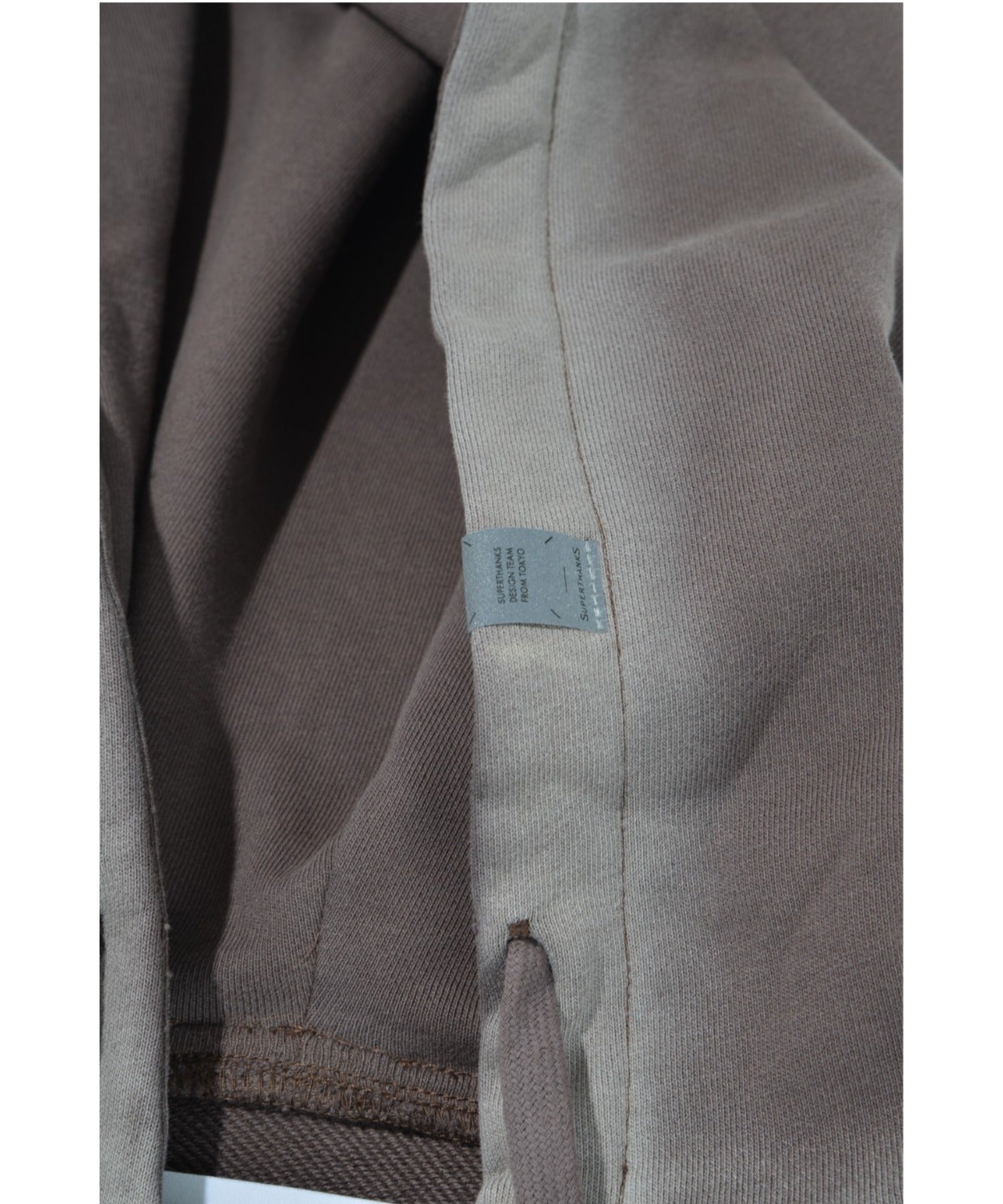 Sun faded Zip-Hoodie Sweat - brown