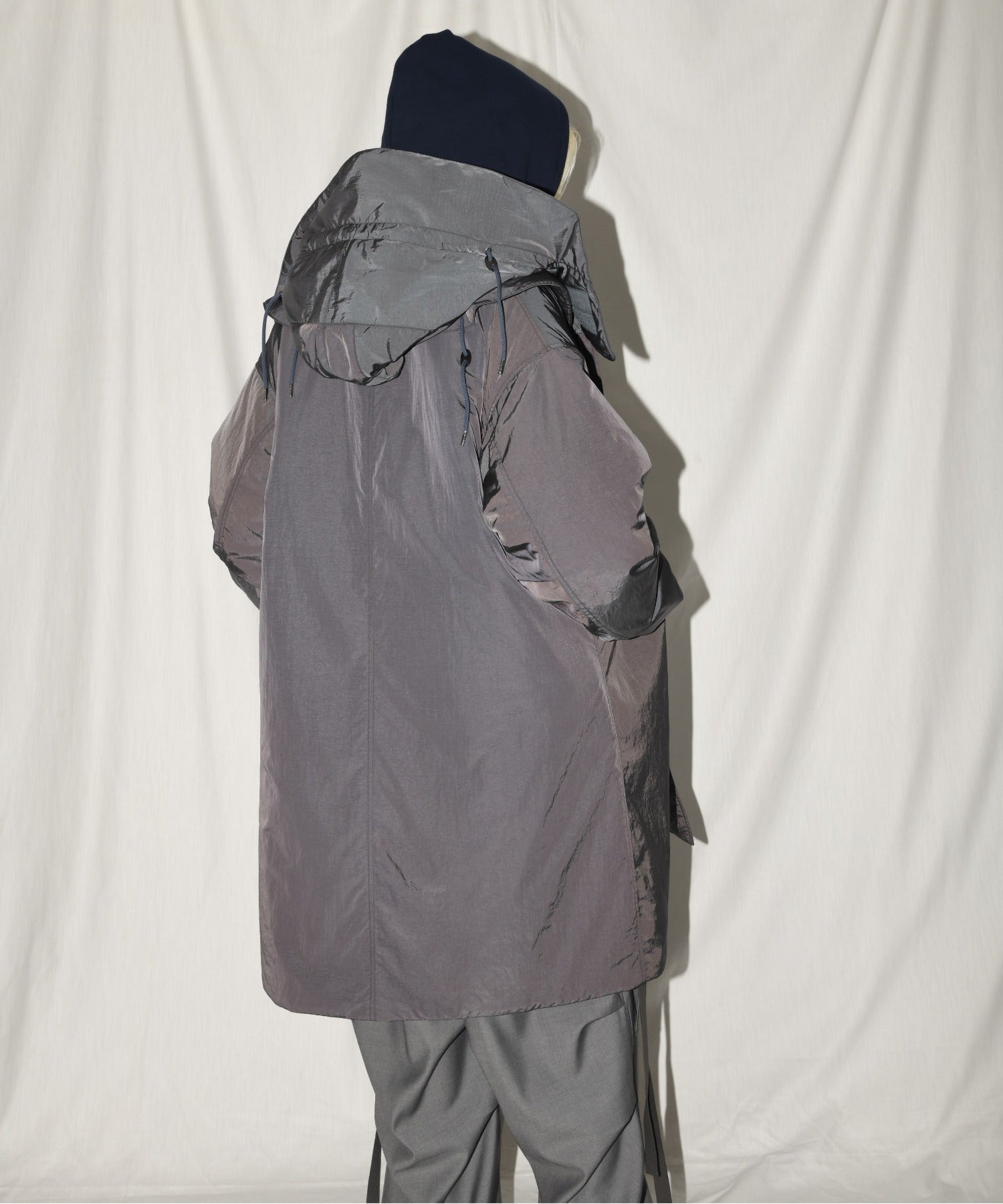 2WAYモッズコート×ステンカラーコート/Soutien collar field coat - navy