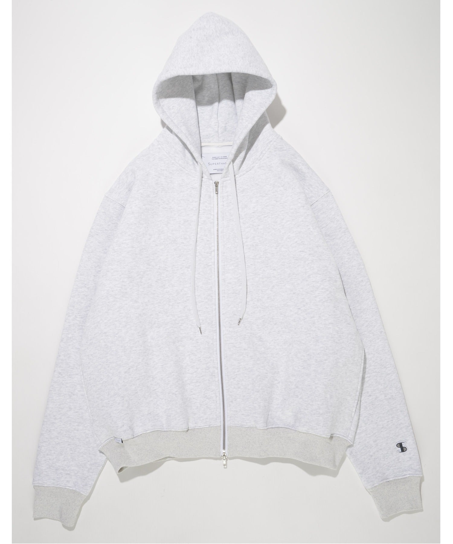 Zip-up sweat hoodie - navy