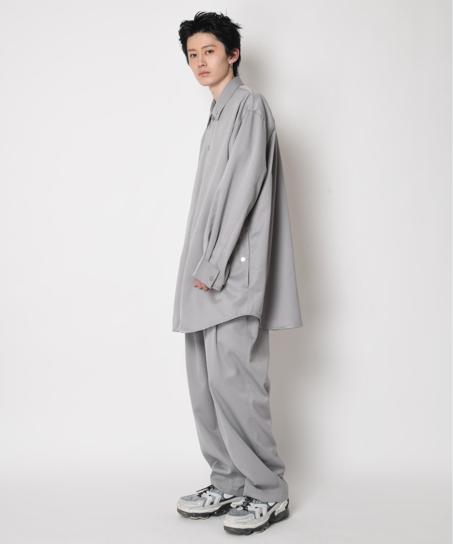 Outsider Shirt Jacket - navy