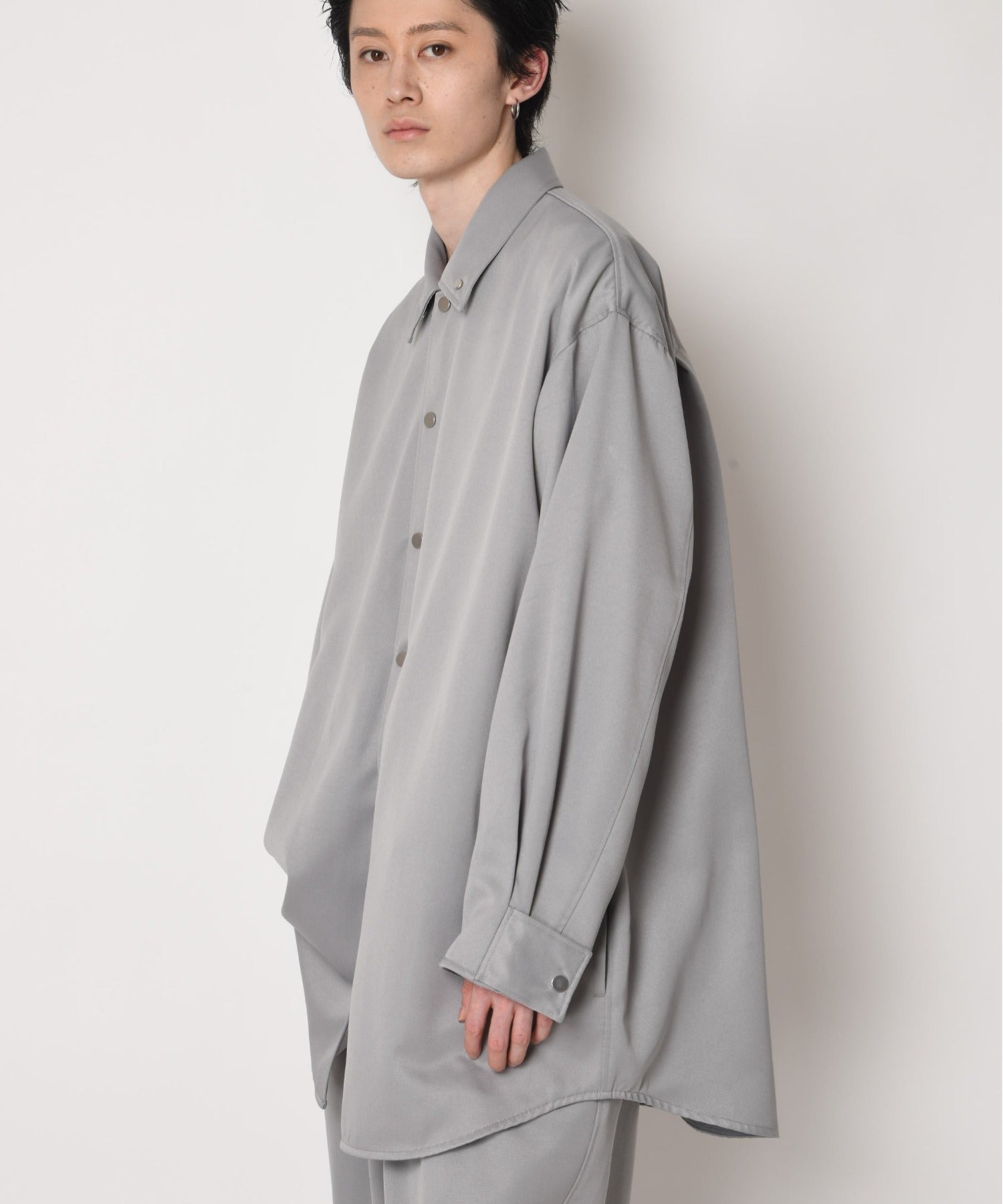 Outsider Shirt Jacket - navy