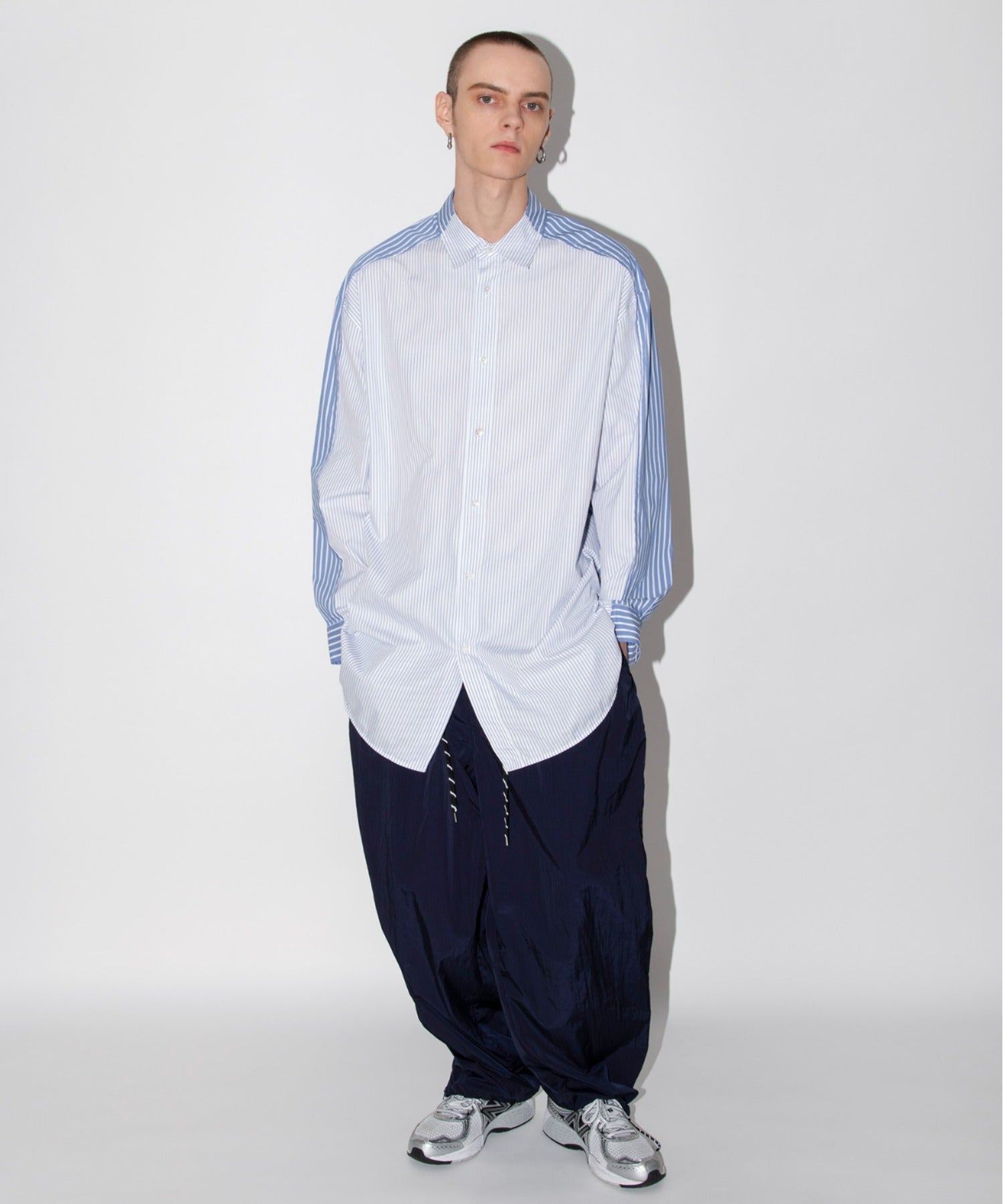 Outsider Shirt - gray stripe