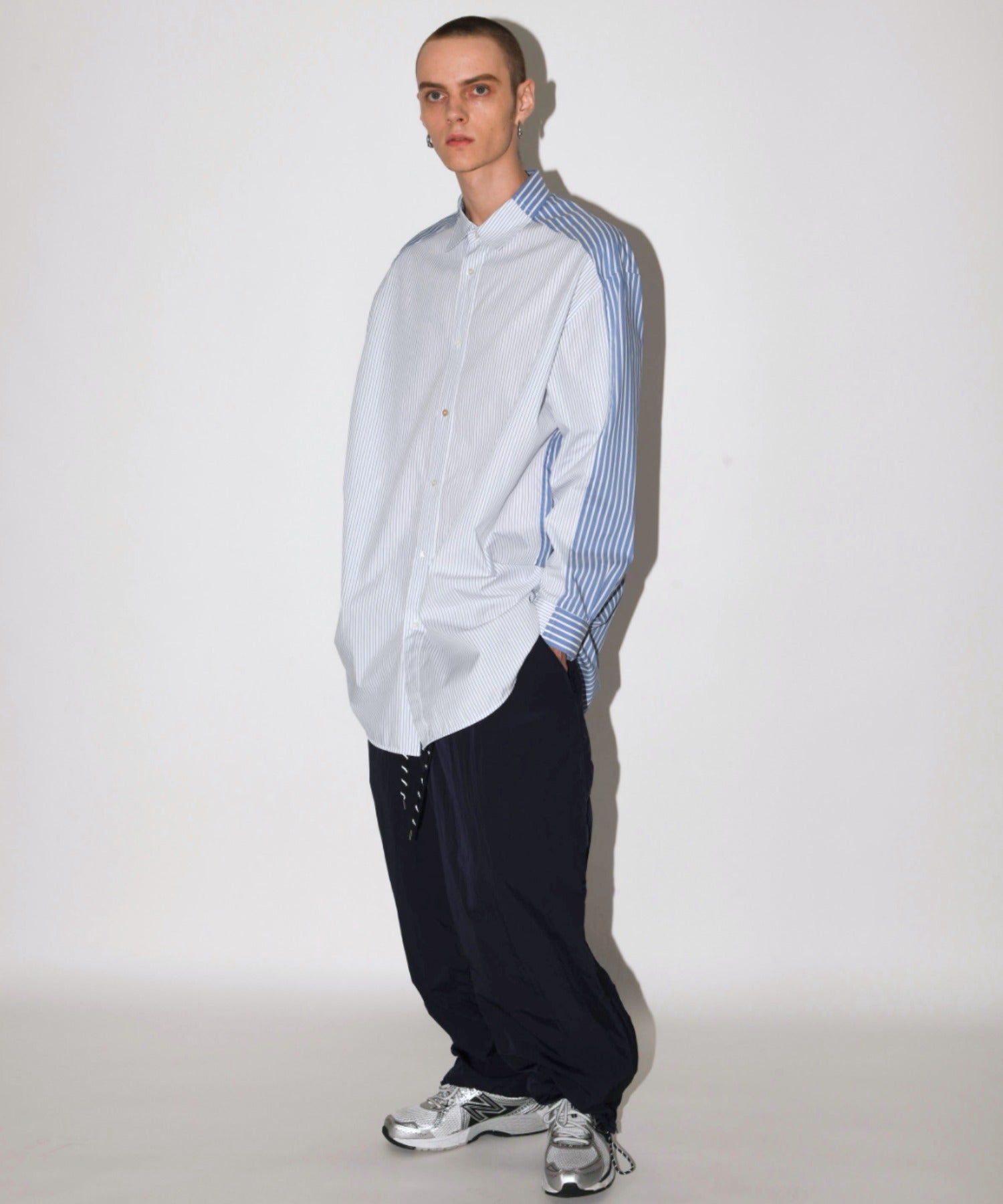 Outsider Shirt - gray stripe