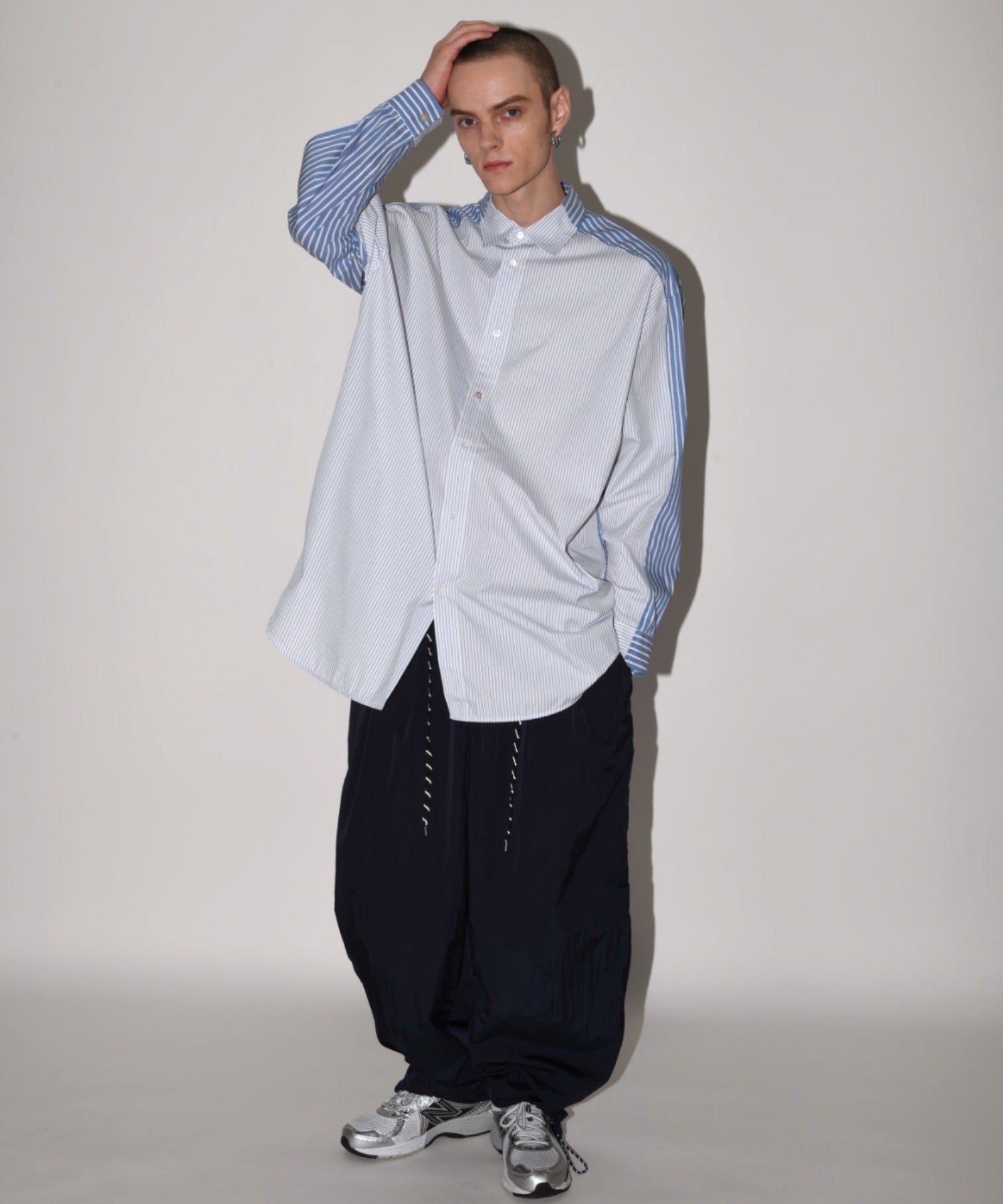 Outsider Shirt - gray stripe
