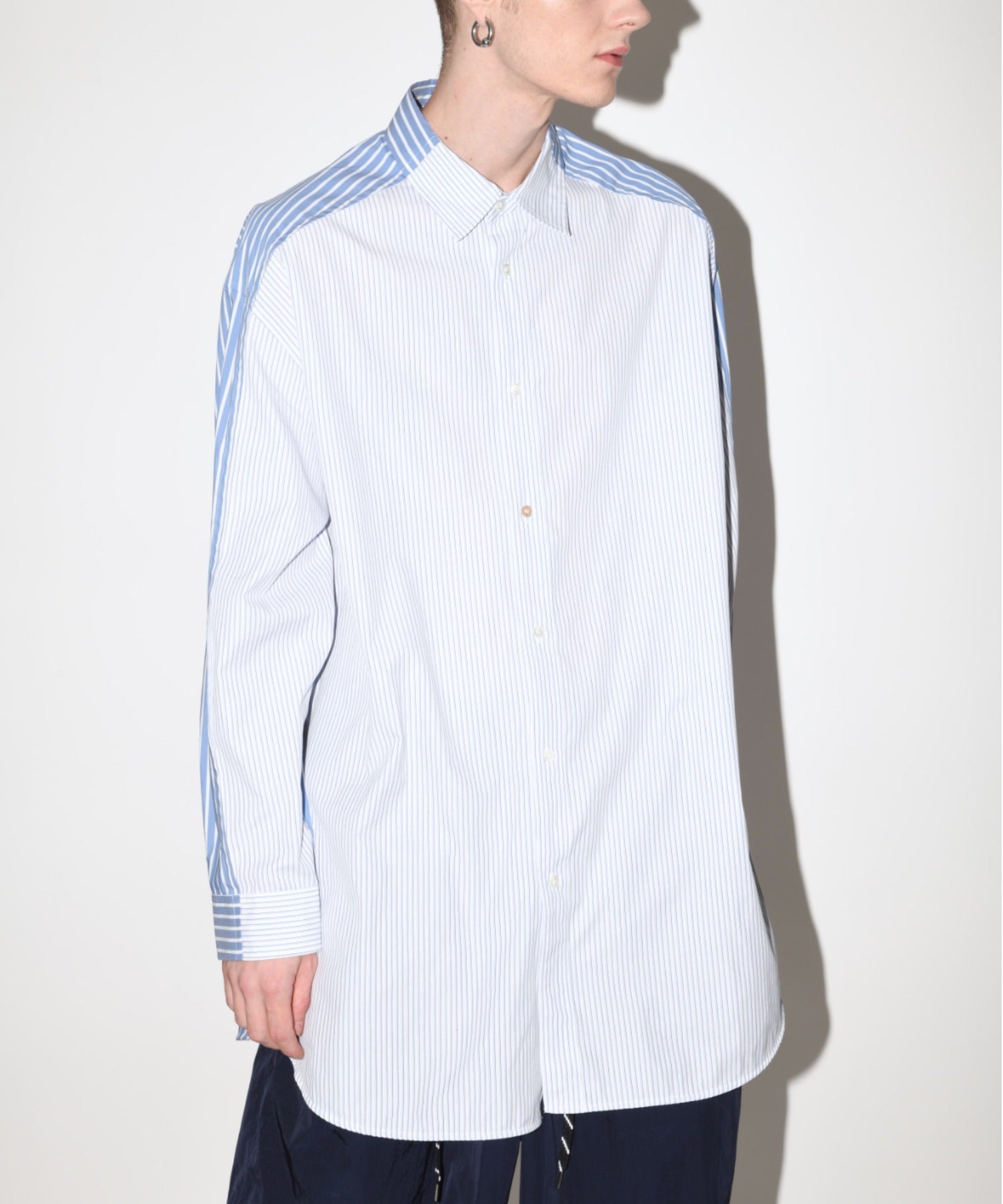 Outsider Shirt - gray stripe