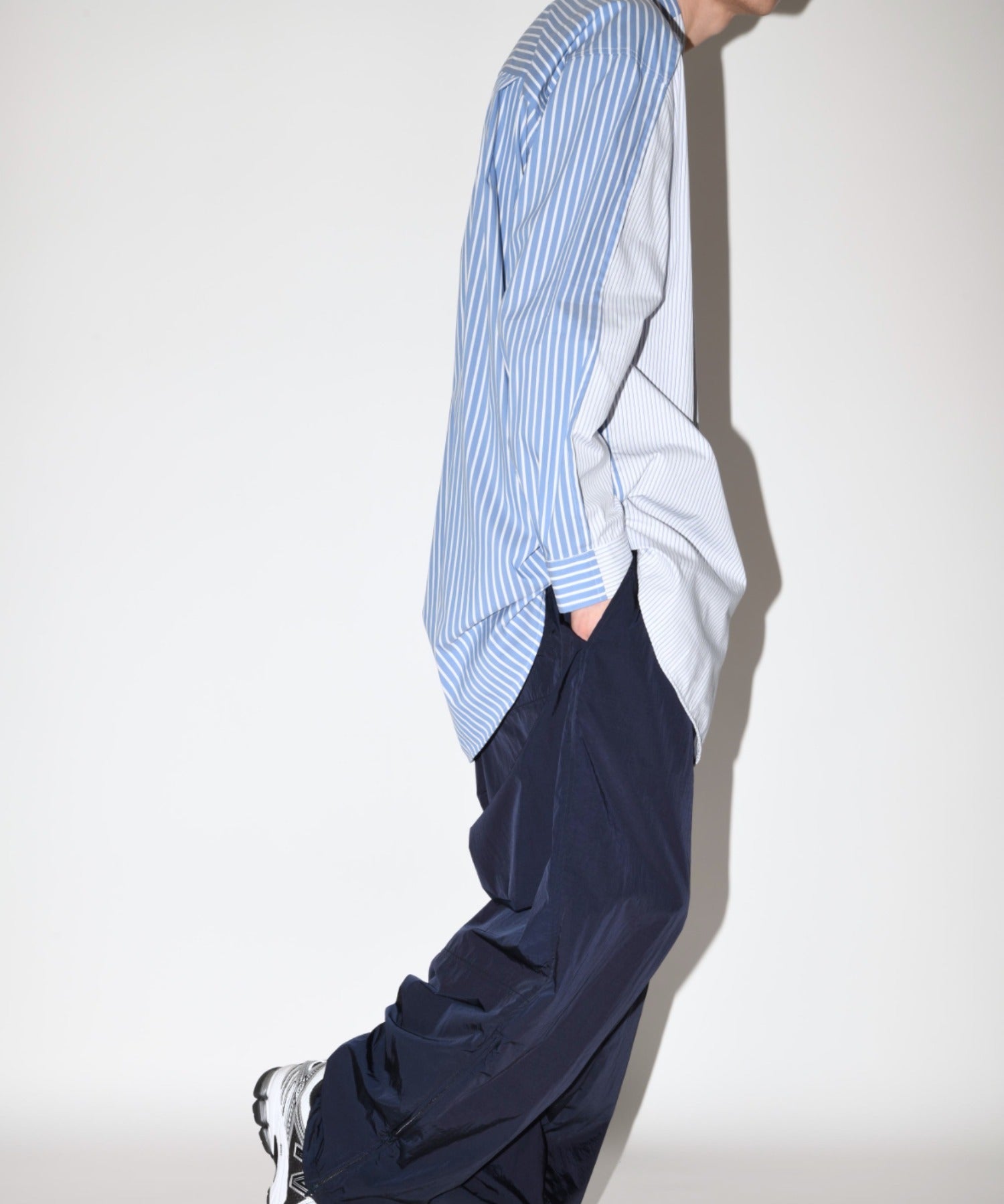 Outsider Shirt - gray stripe