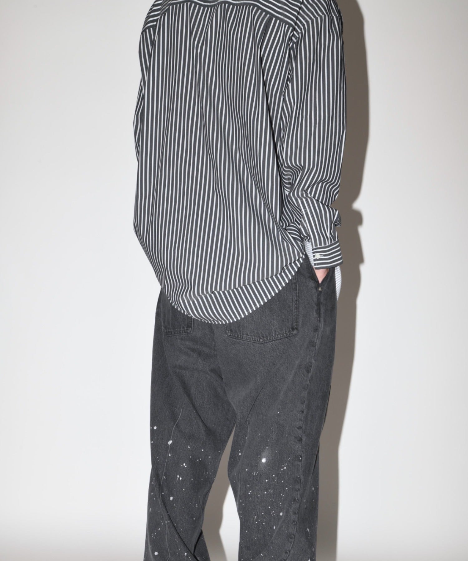 Outsider Shirt - gray stripe