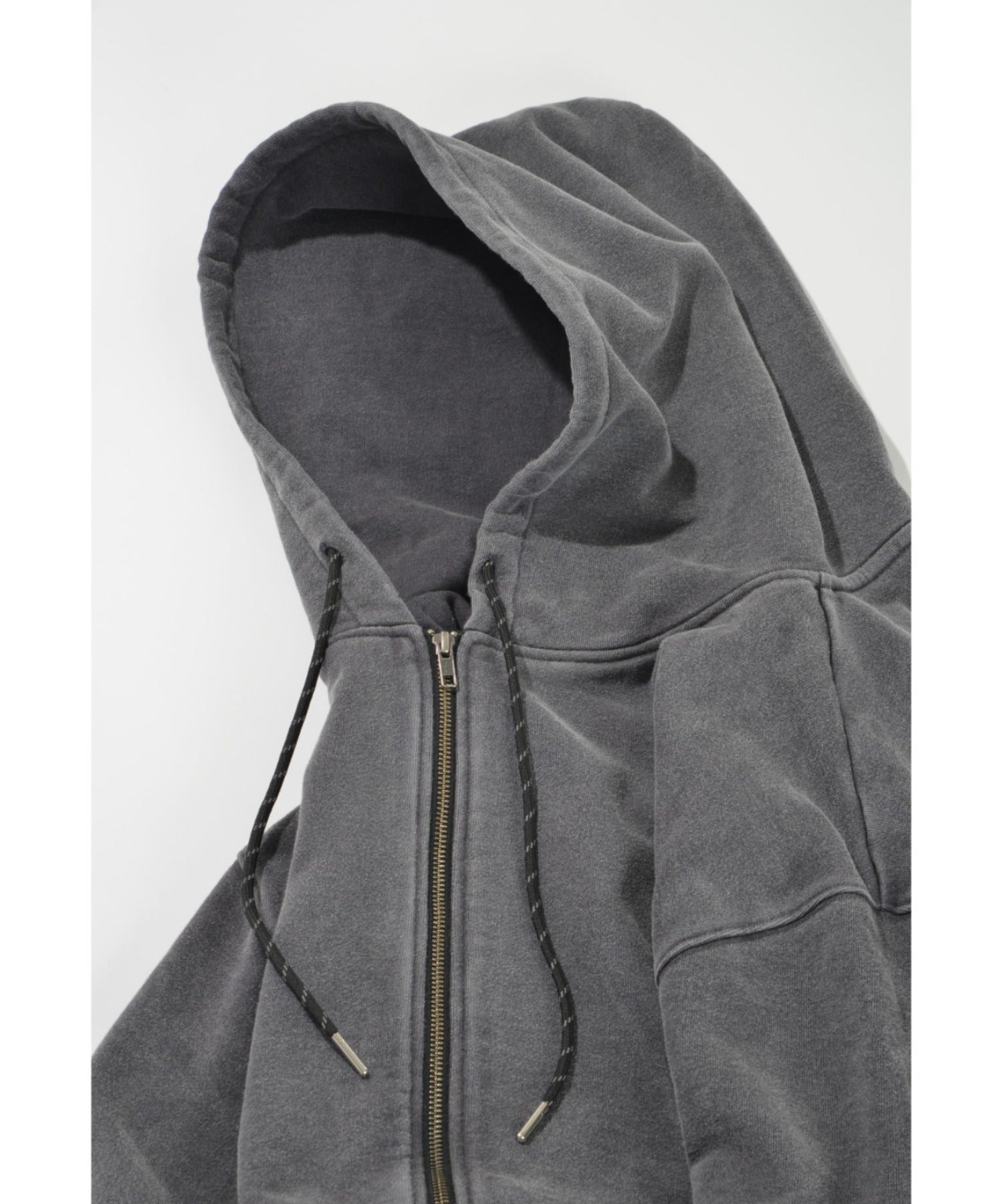 Zip sweat hoodie - red