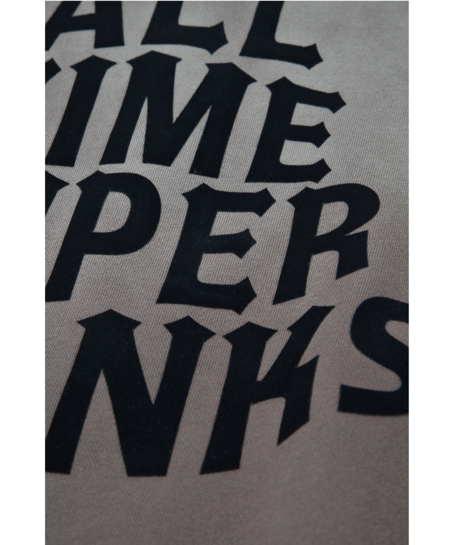 Sun faded Flocky print Zip-Hoodie Sweat - pink