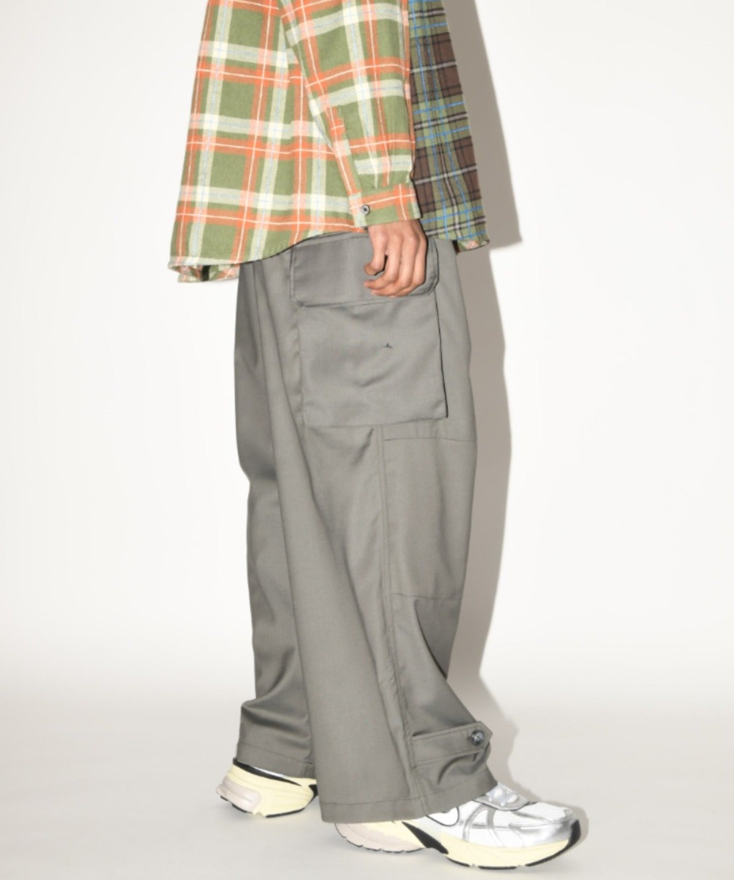Cargo pants - moss gray