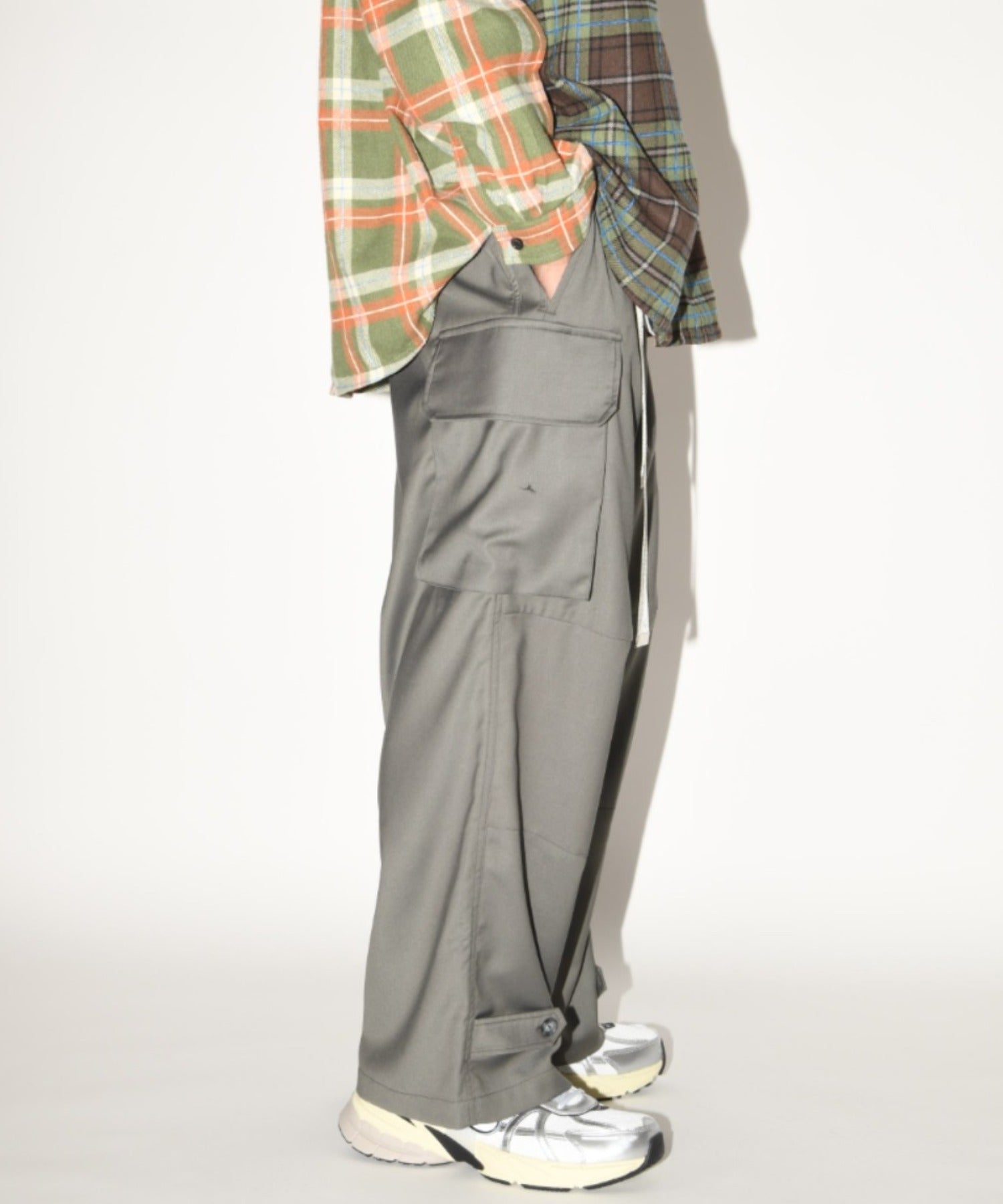 Cargo pants - moss gray
