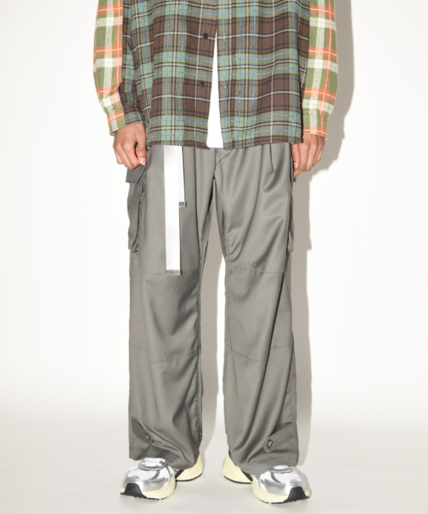 Cargo pants - moss gray