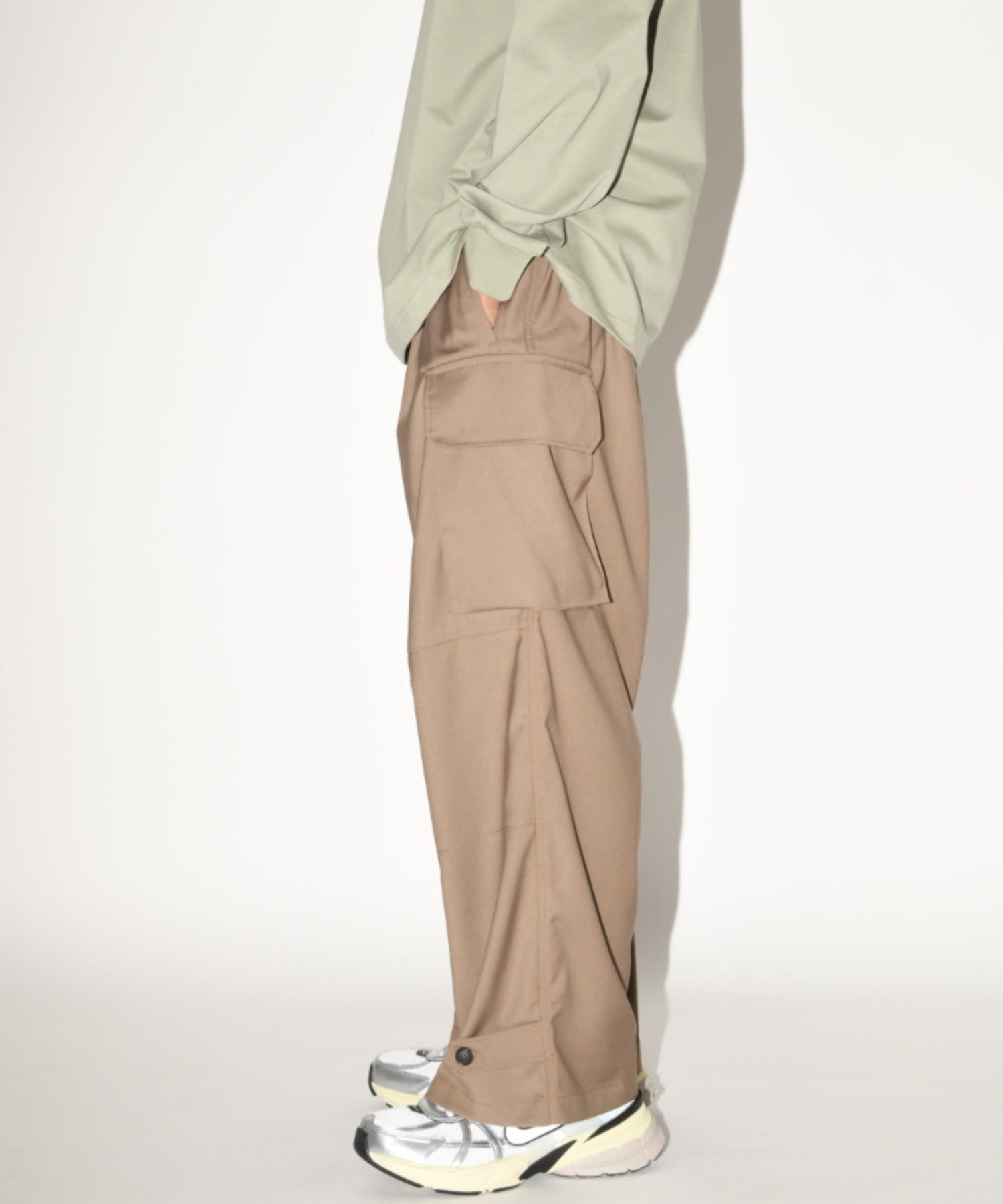 Cargo pants - moss gray