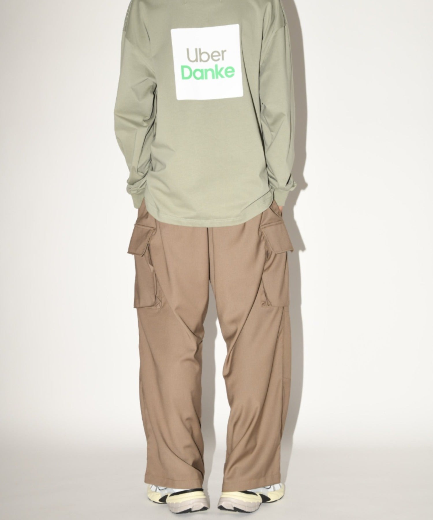 Cargo pants - moss gray