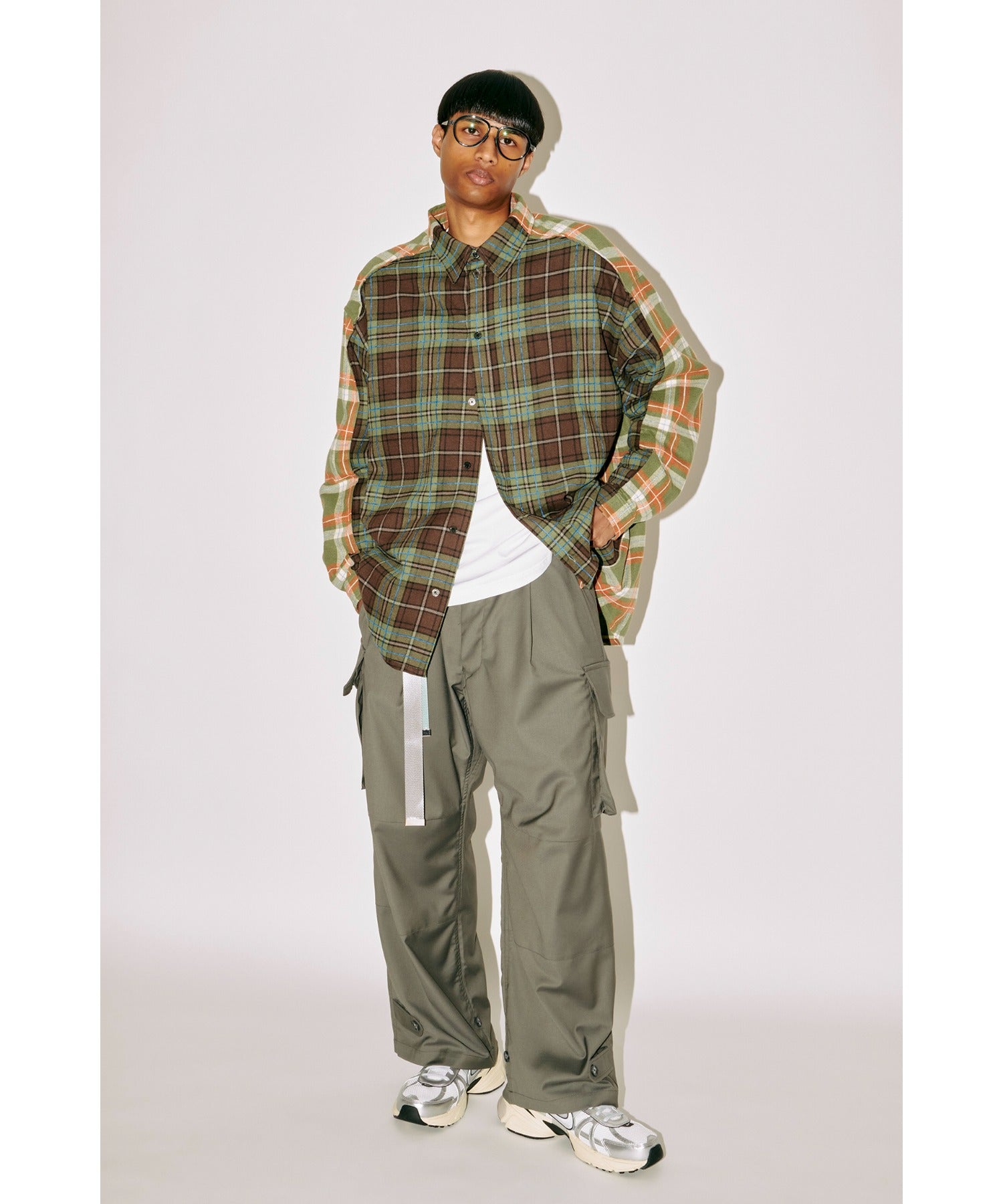 Cargo pants - moss gray