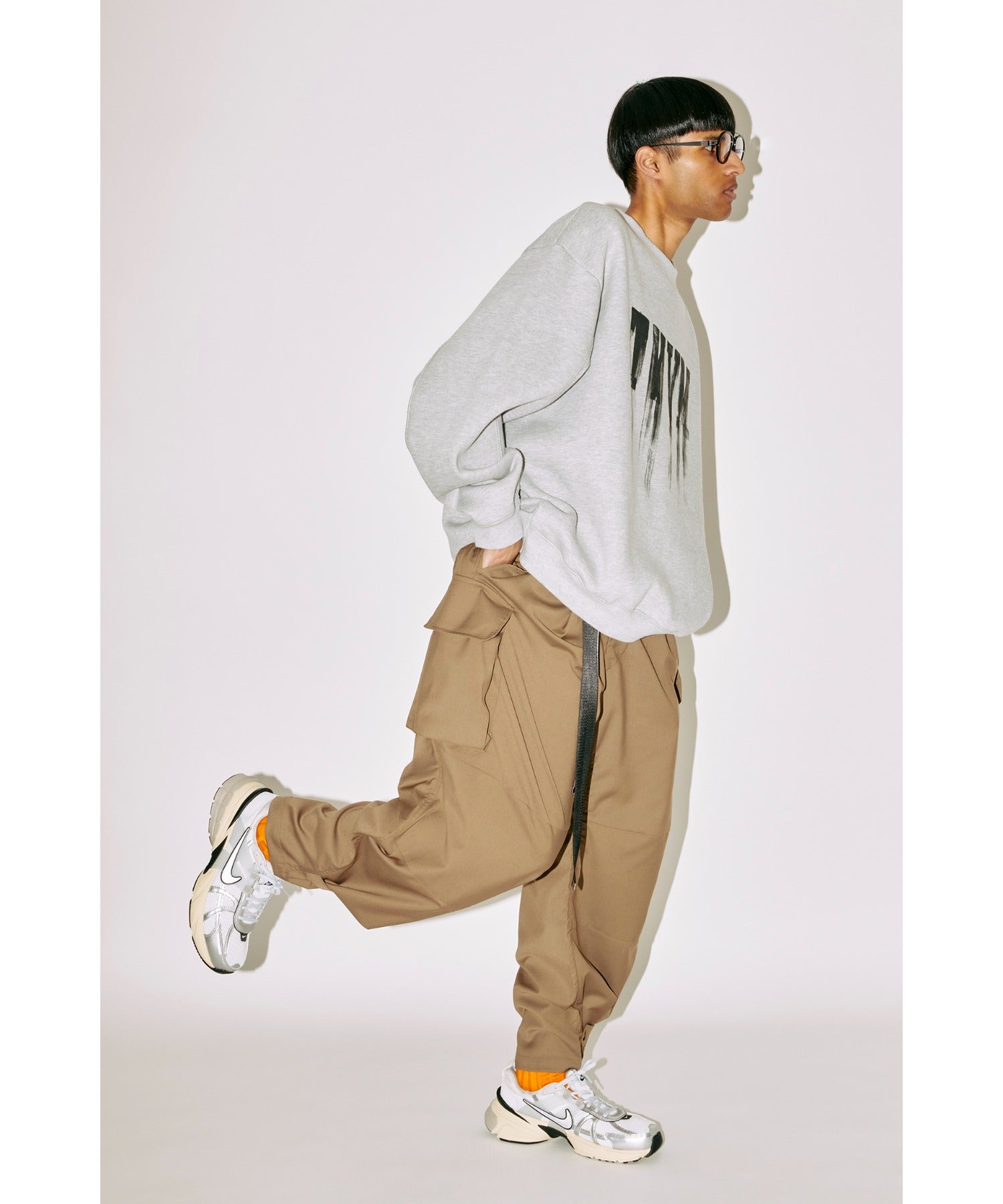 Cargo pants - moss gray
