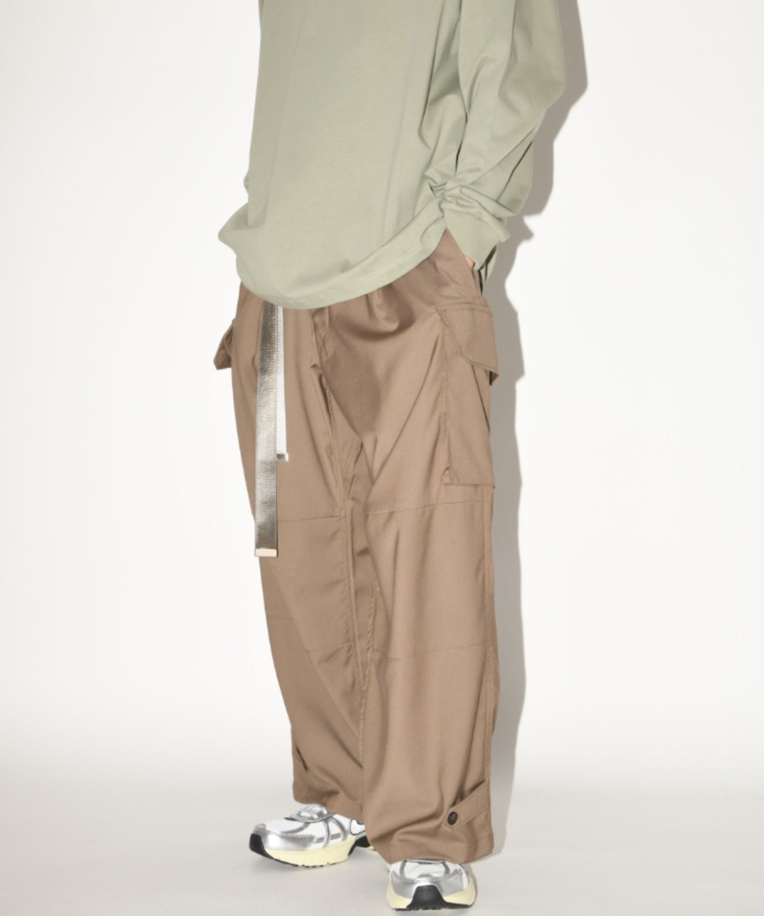 Cargo pants - moss gray