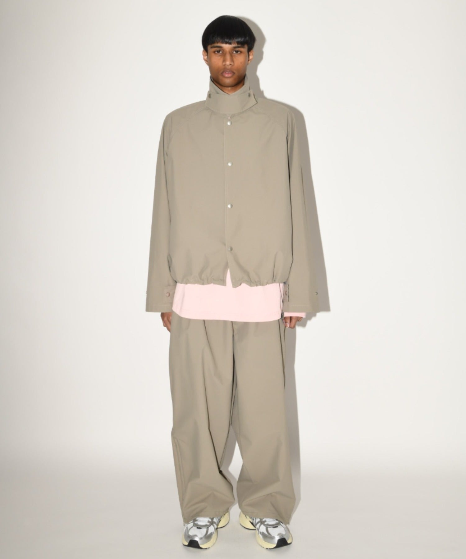 Soutien collar s.coat - khaki/gray