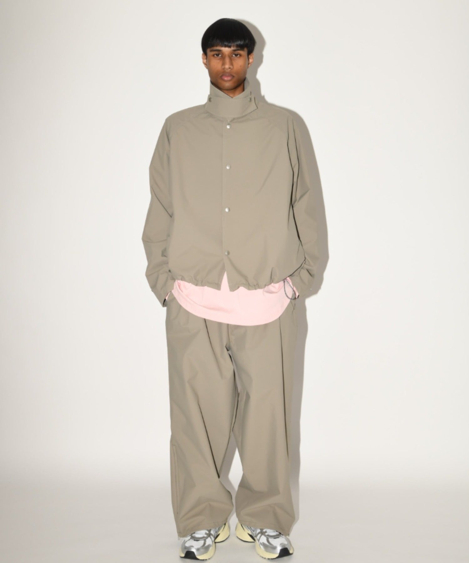 Soutien collar s.coat - khaki/gray