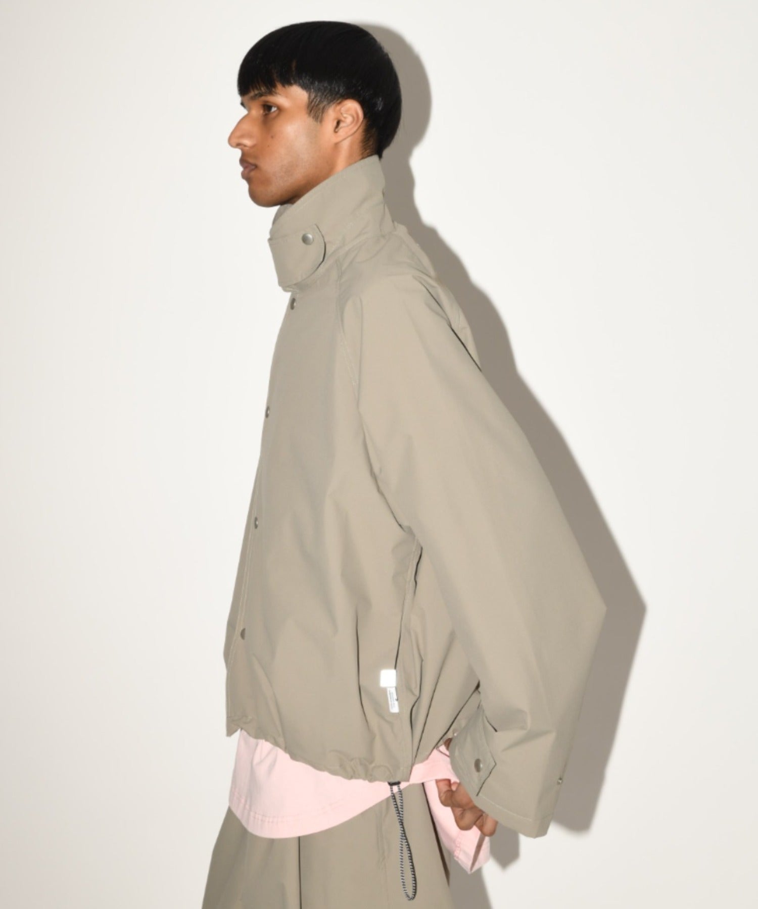 Soutien collar s.coat - khaki/gray