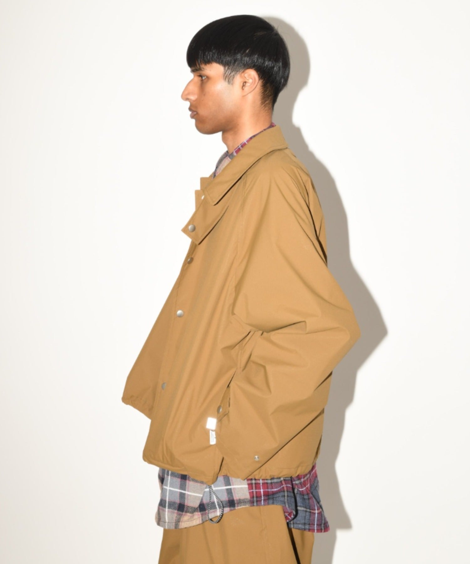 Soutien collar s.coat - khaki/gray