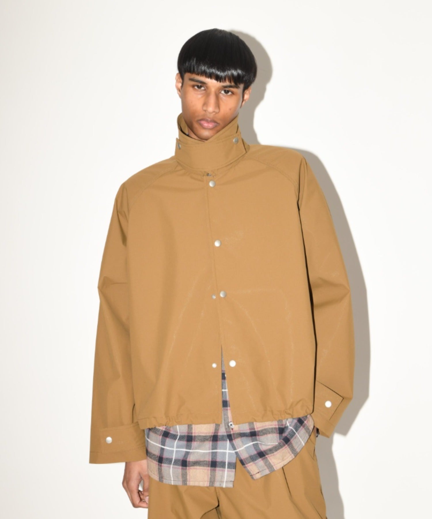 Soutien collar s.coat - khaki/gray