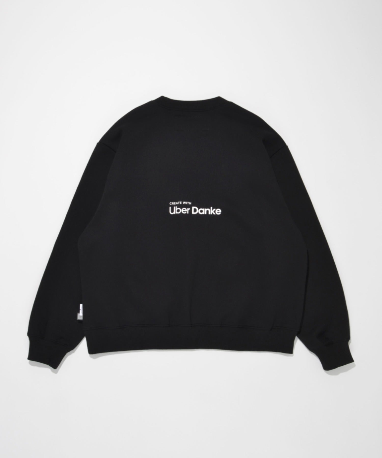 'Uber Danke' sweat - ash gray