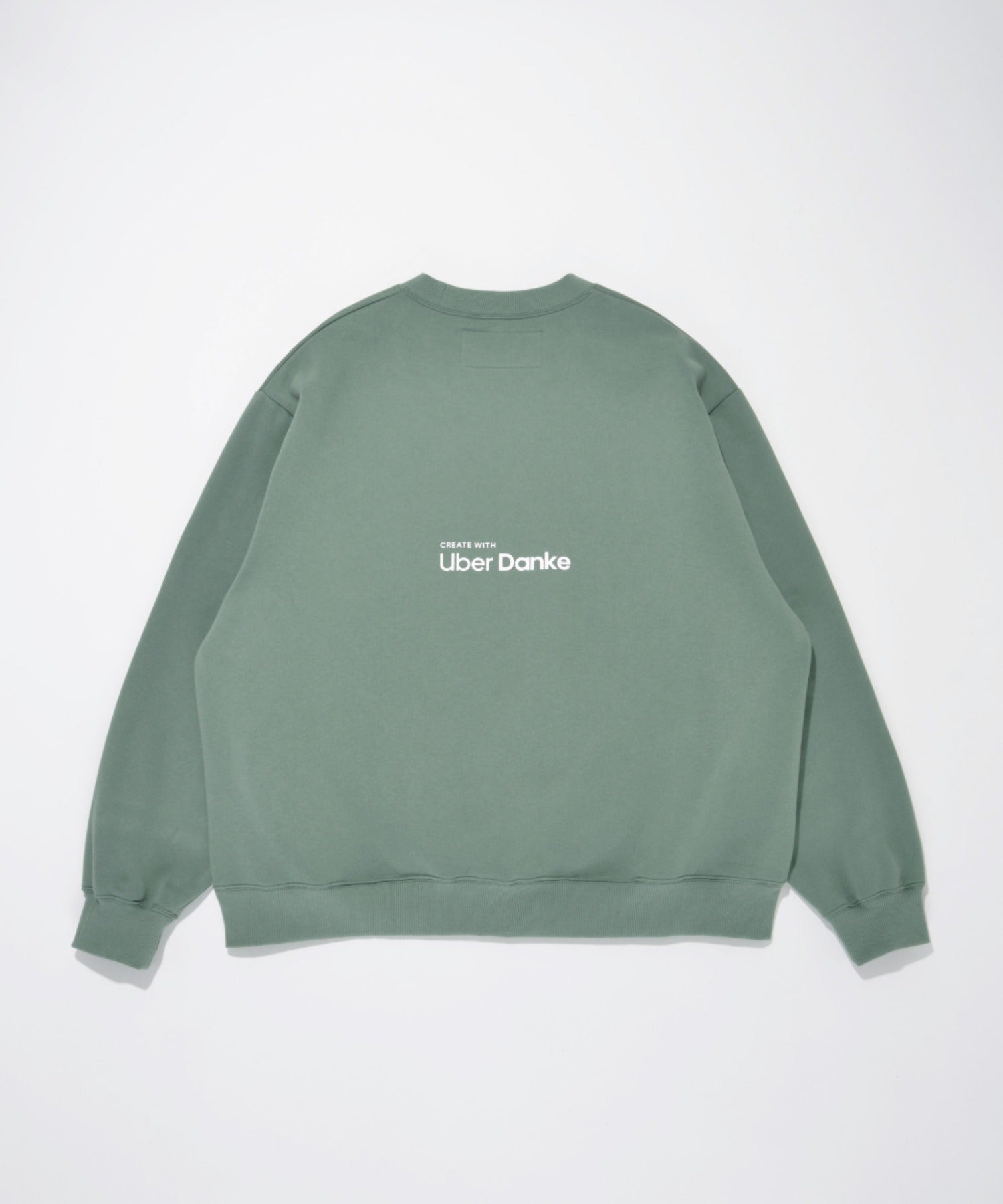 'Uber Danke' sweat - ash gray