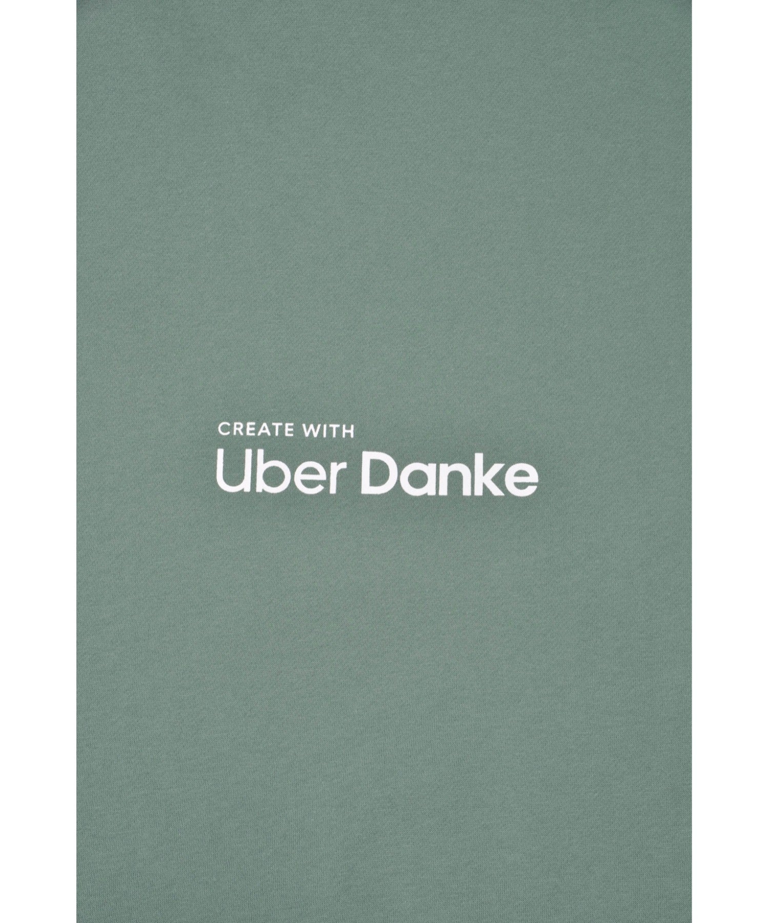 'Uber Danke' sweat - ash gray