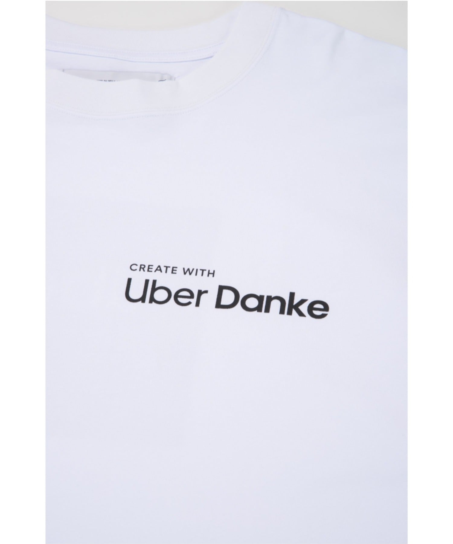 Uber Danke' L/S T-shirt - white