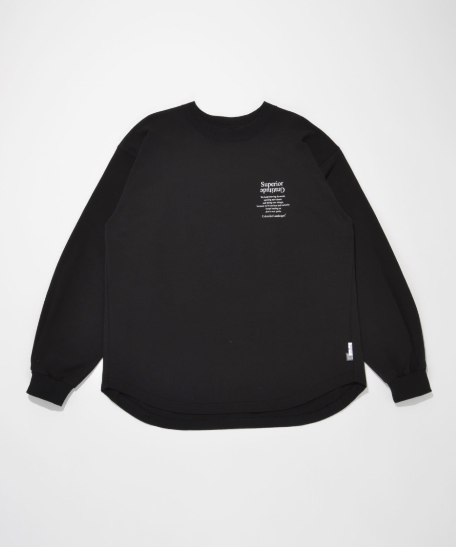'Flower' L/S T - sage green
