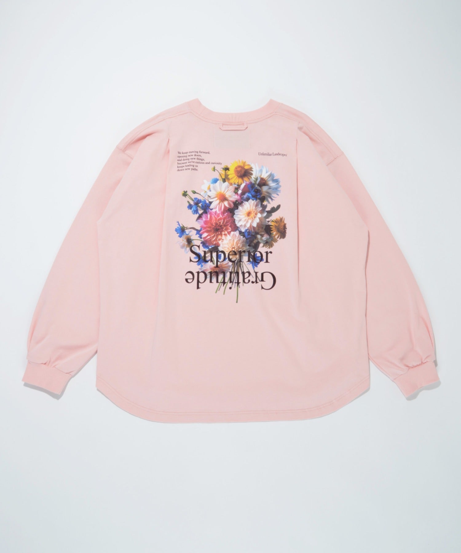 'Flower' L/S T - sage green