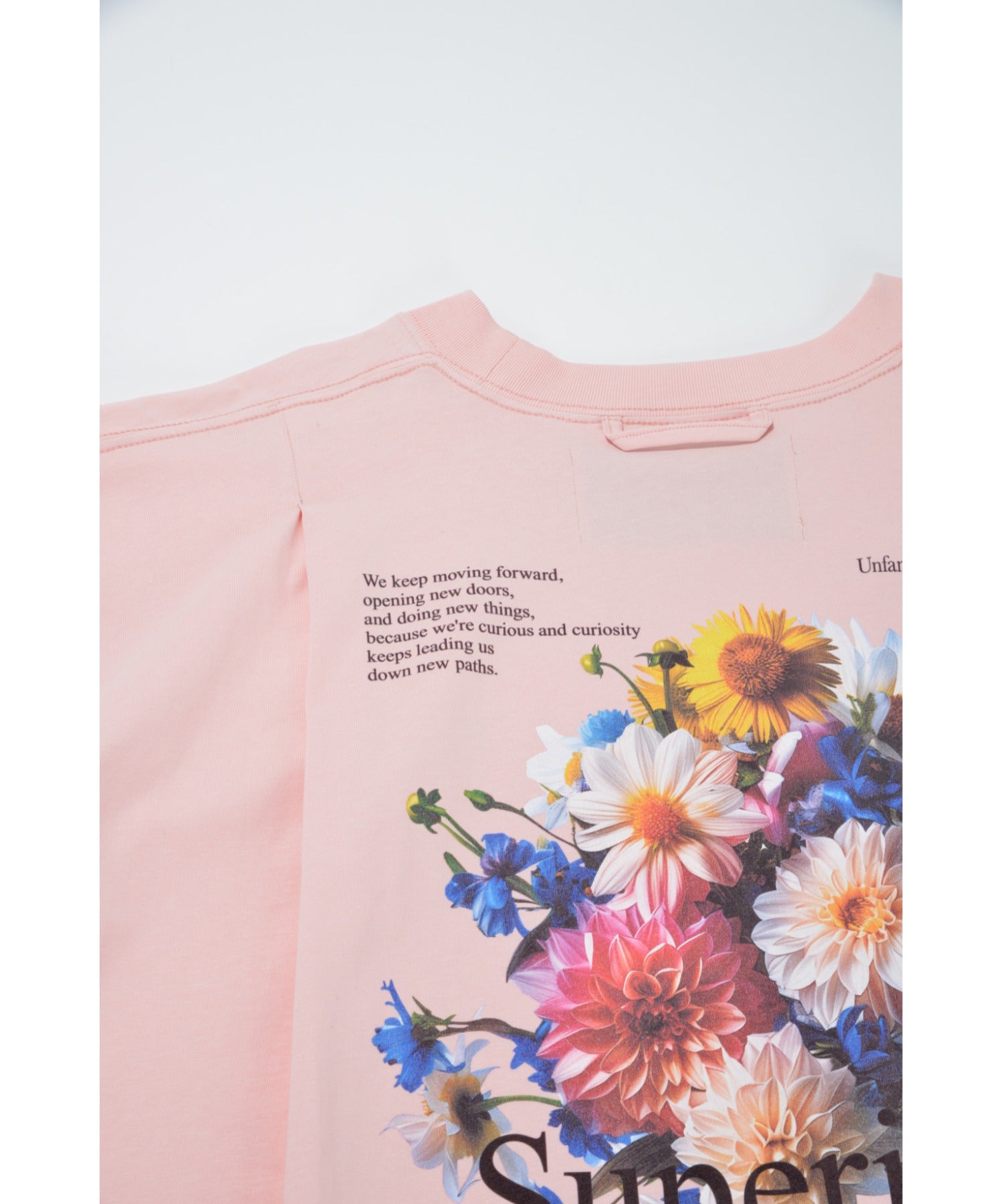 'Flower' L/S T - sage green