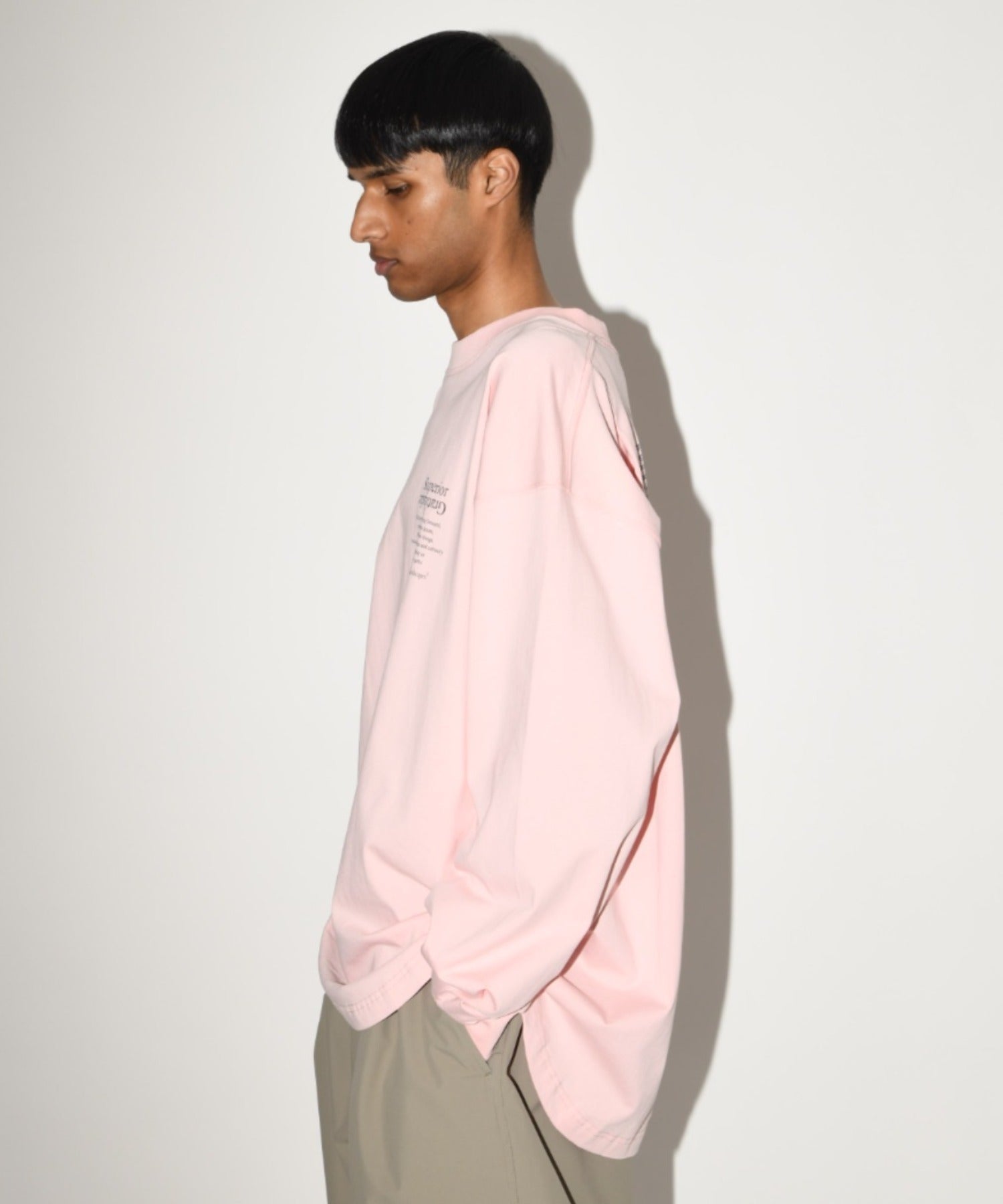 'Flower' L/S T - sage green