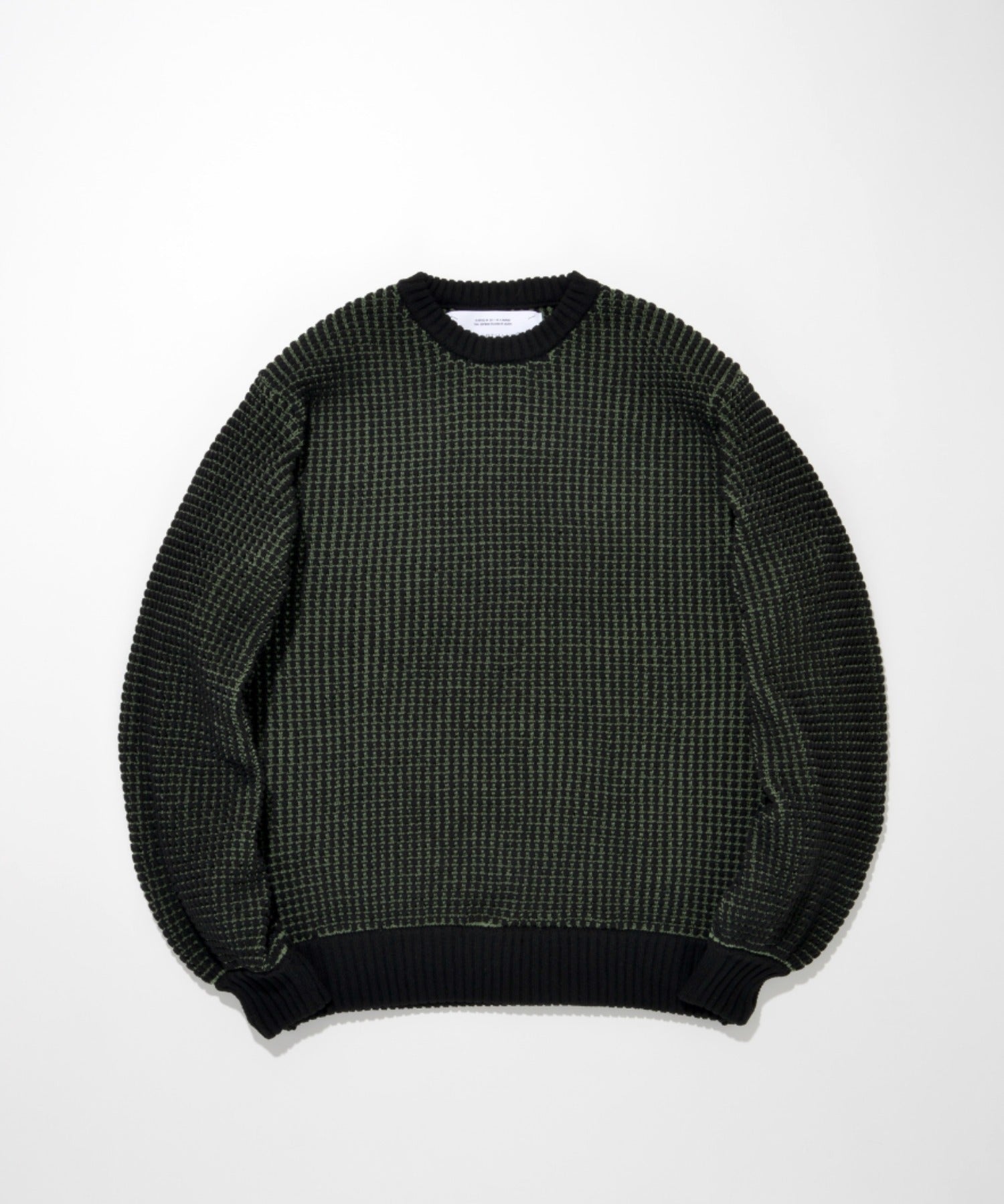 Popcorn crew neck knit - cream