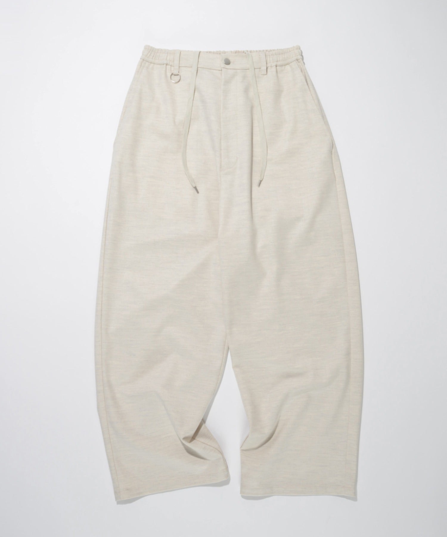 Wide trousers - oatmeal
