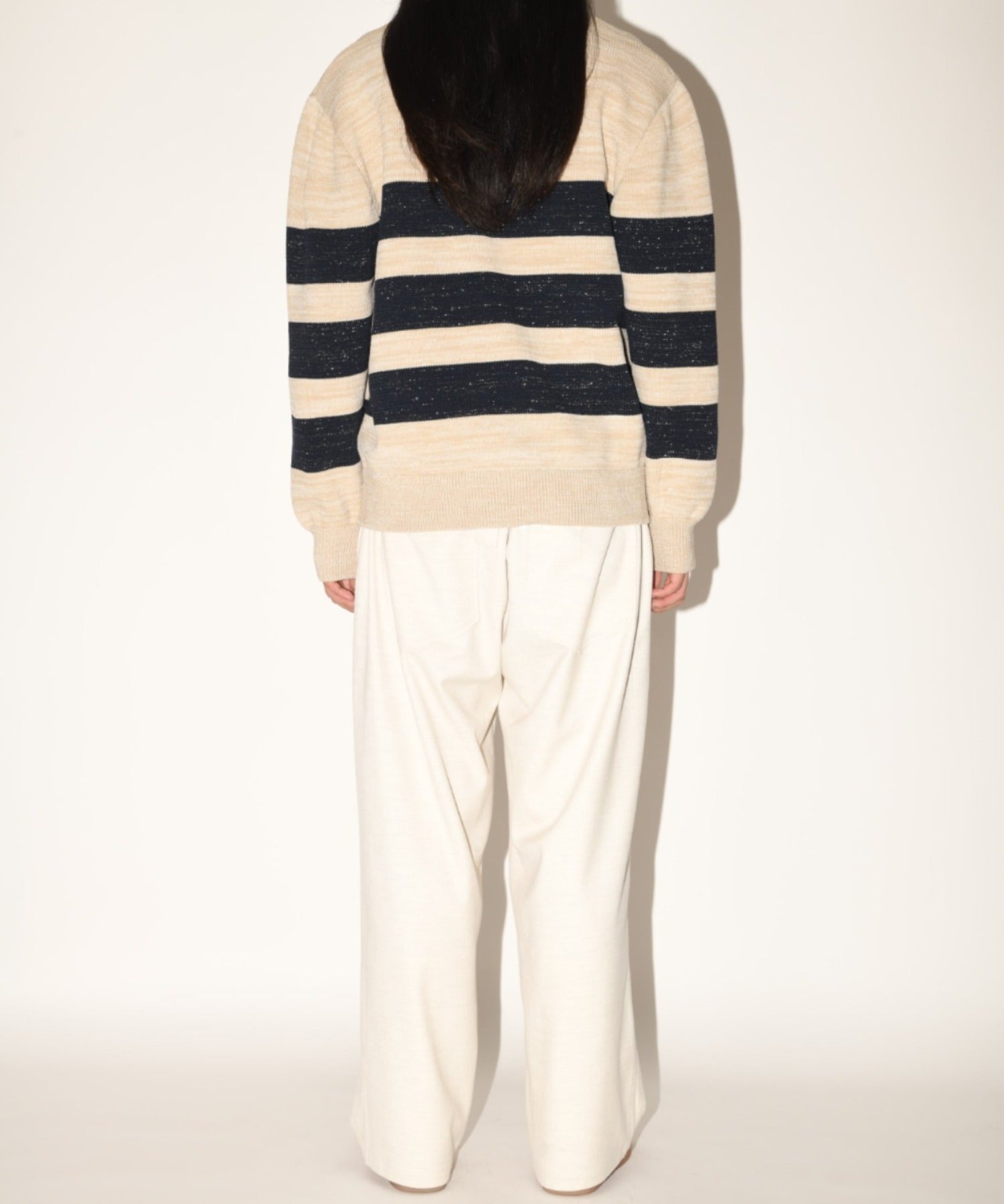 Wide trousers - oatmeal