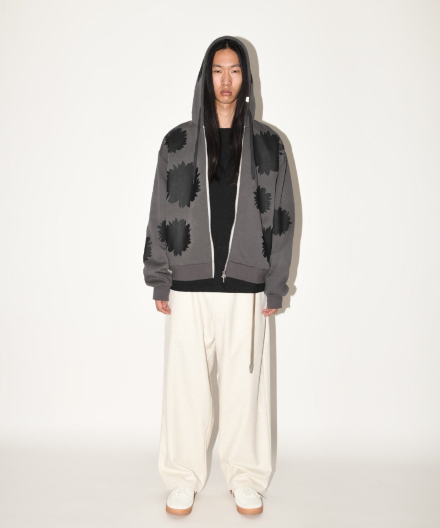 Wide trousers - oatmeal