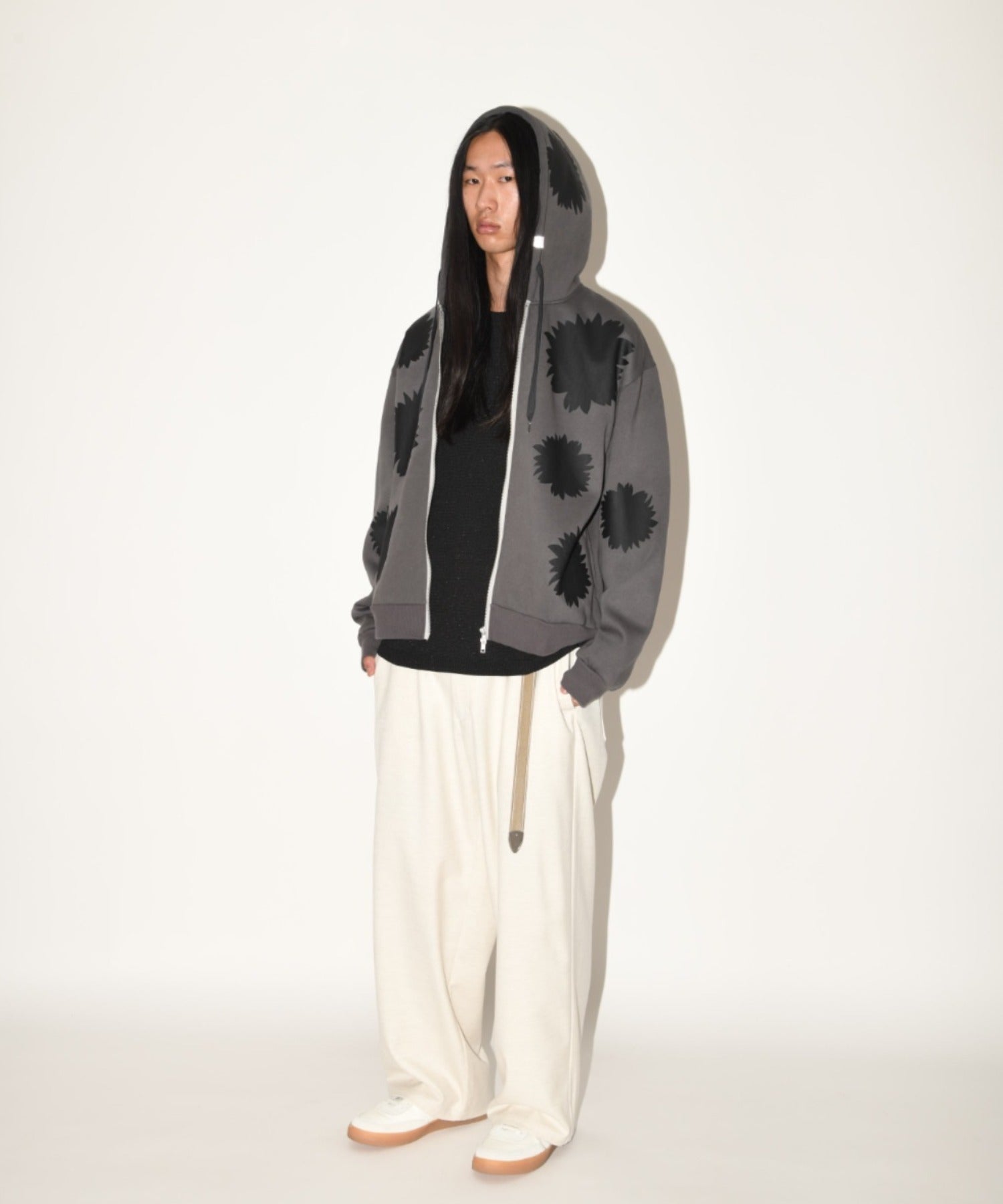 Wide trousers - oatmeal