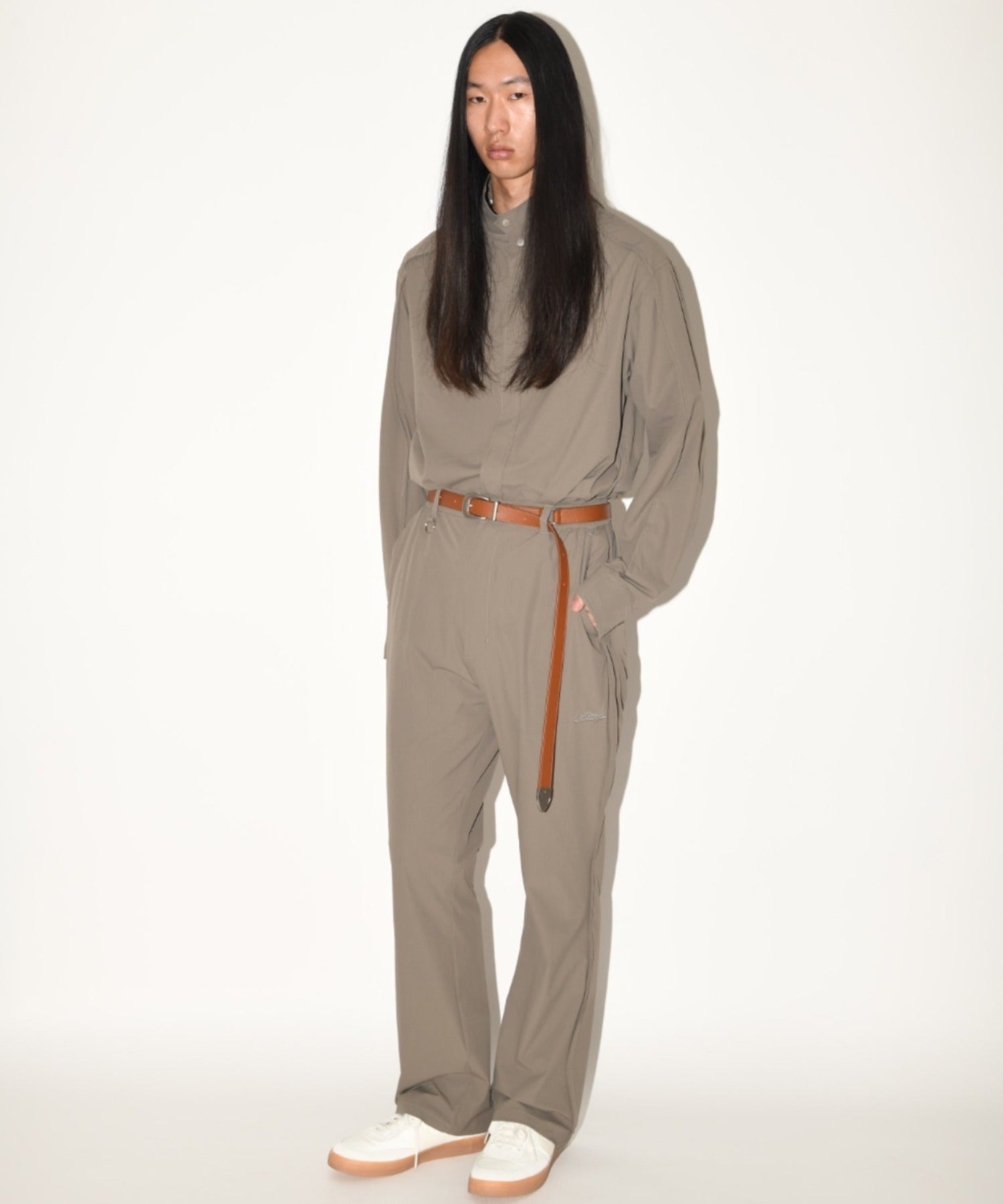 Outsider shirt blouson - black